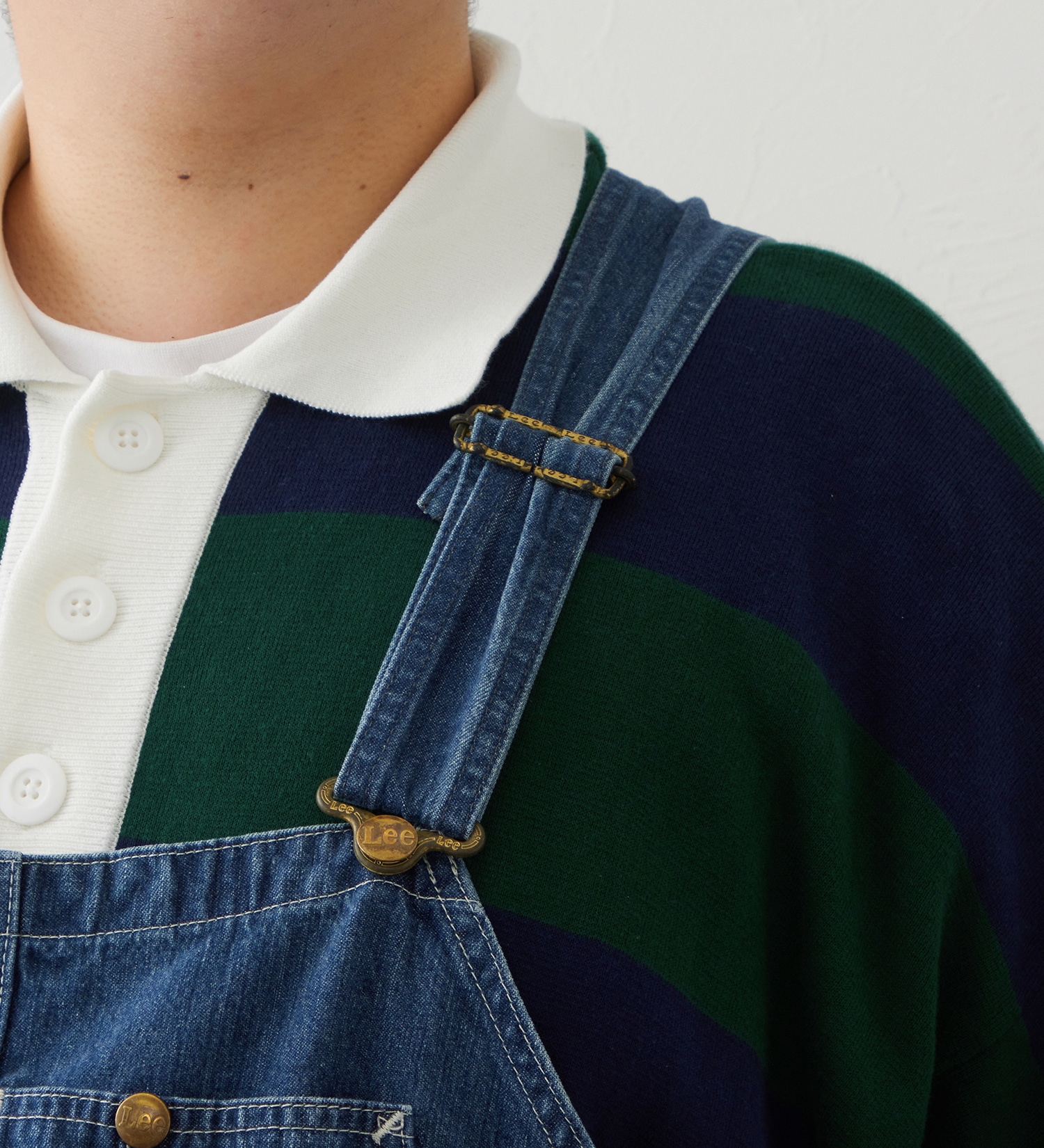 Lee(リー)の【大きいサイズ】DUNGAREES オーバーオール/デニム セットアップ対応【HALLOWEENに最適】|オールインワン/サロペット/オーバーオール/メンズ|濃色ブルー