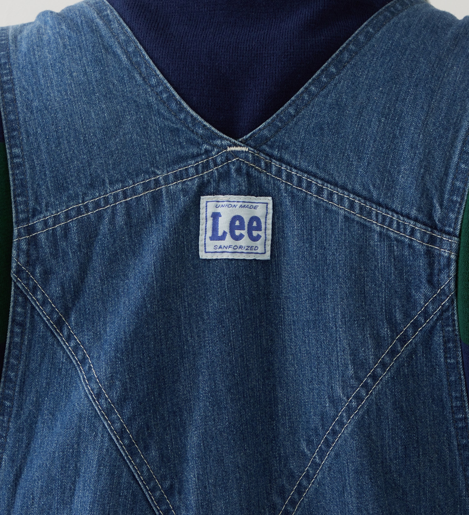 Lee(リー)の【大きいサイズ】DUNGAREES オーバーオール/デニム セットアップ対応【HALLOWEENに最適】|オールインワン/サロペット/オーバーオール/メンズ|濃色ブルー