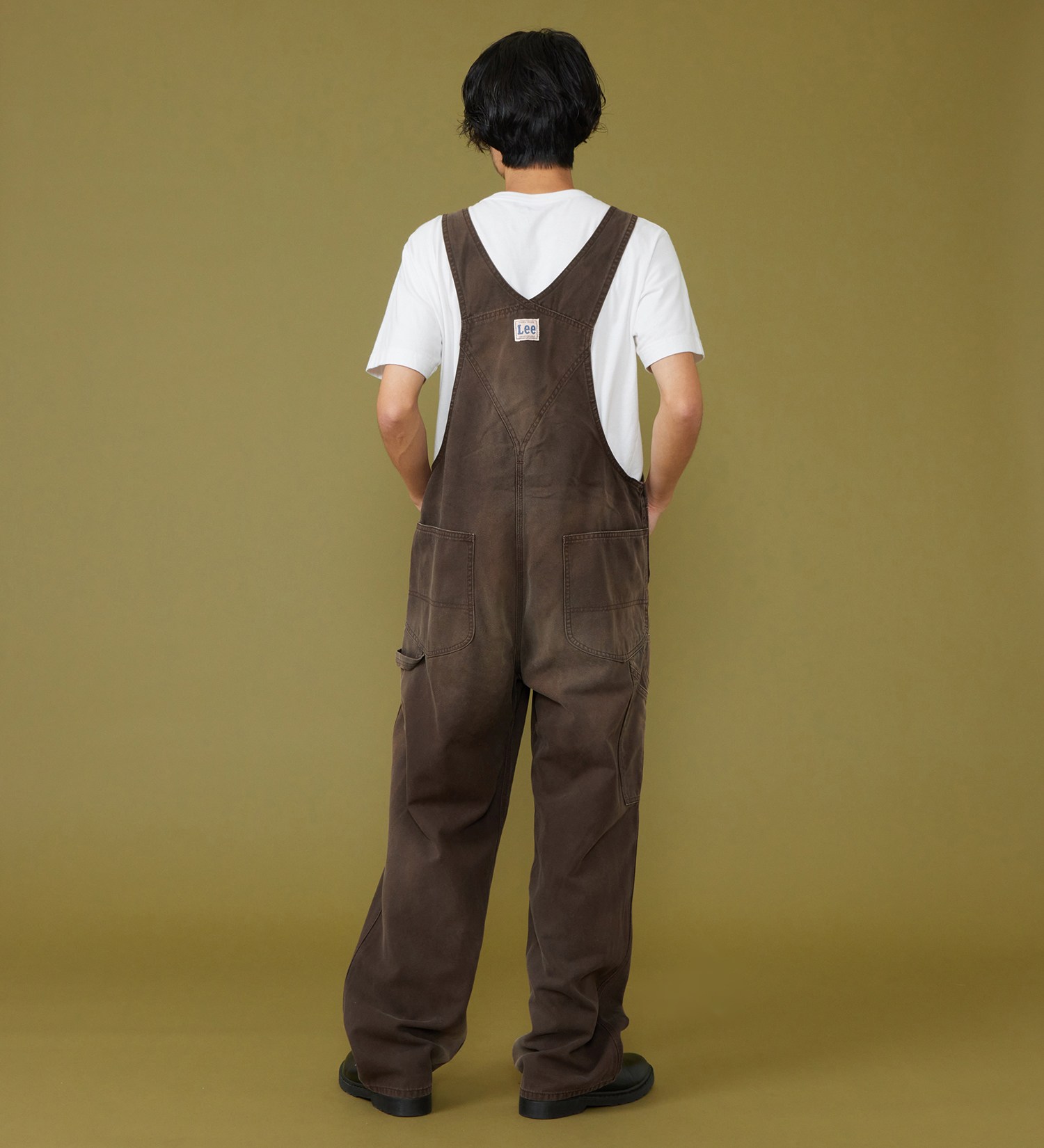 Lee(リー)の【試着対象】DUNGAREESオーバーオールパンツ ダック素材【セットアップ可】|オールインワン/サロペット/オーバーオール/メンズ|ブラウン