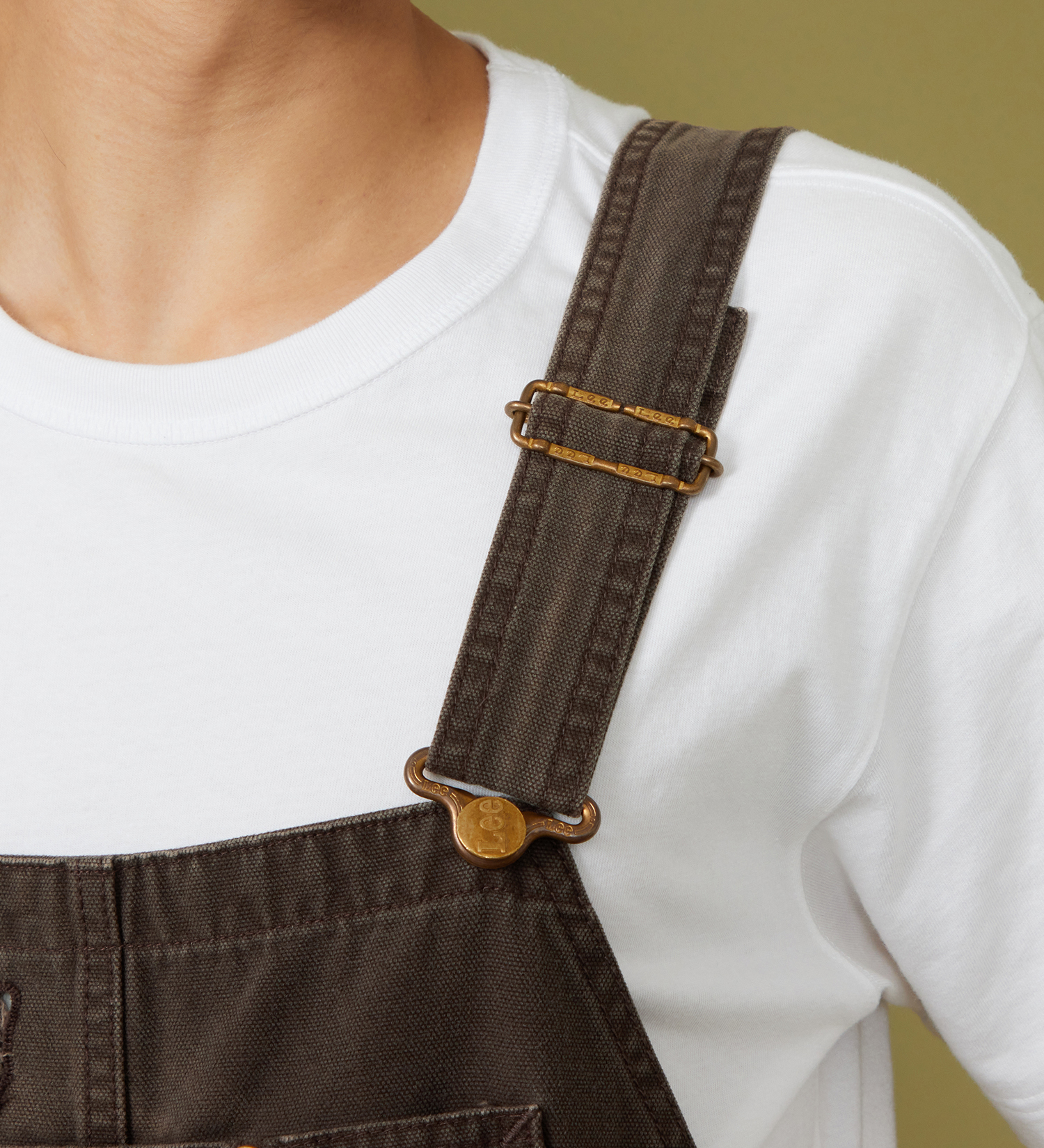 Lee(リー)の【試着対象】DUNGAREESオーバーオールパンツ ダック素材【セットアップ可】|オールインワン/サロペット/オーバーオール/メンズ|ブラウン