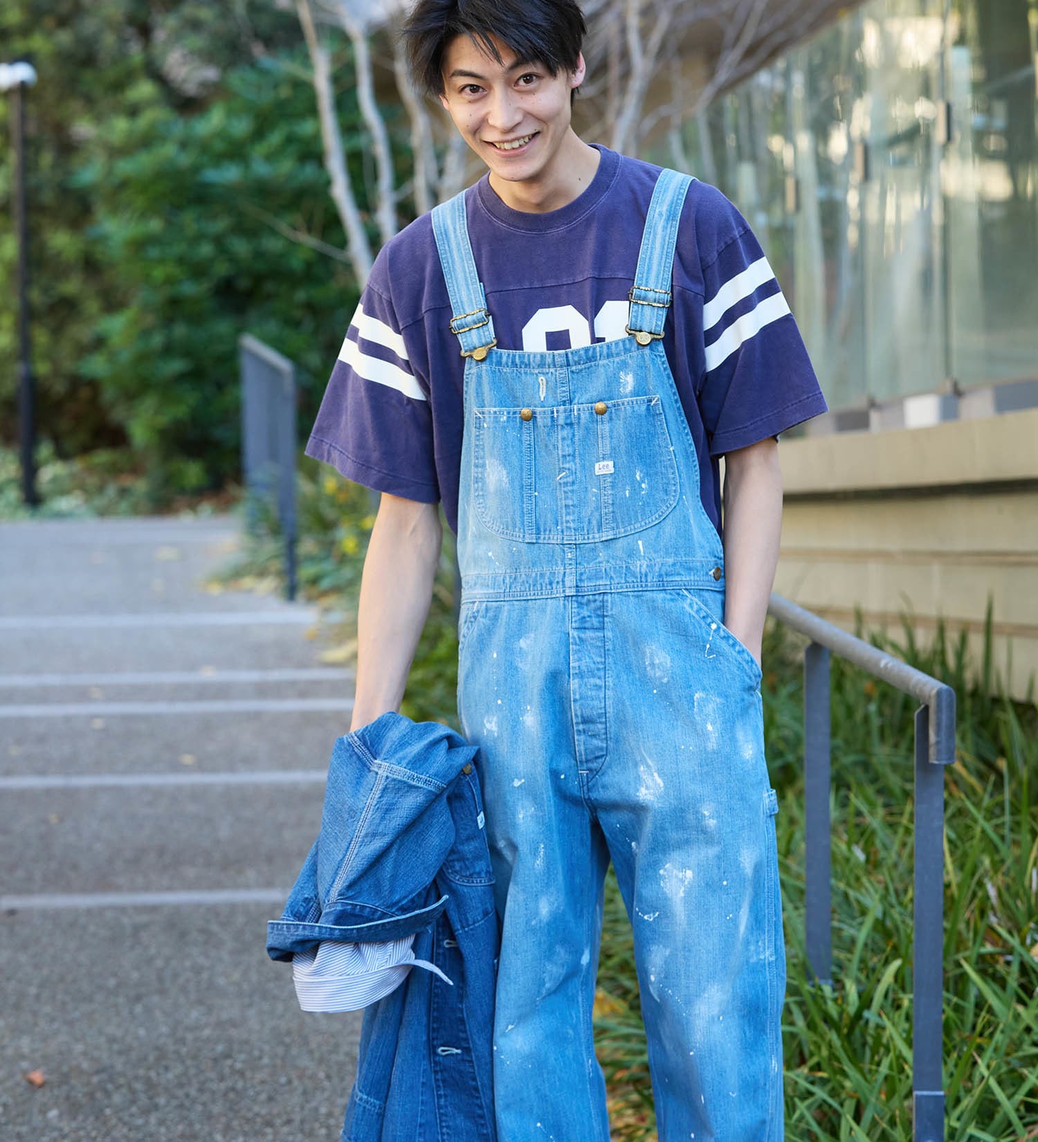 Lee(リー)の【試着対象】DUNGAREESオーバーオールパンツ|オールインワン/サロペット/オーバーオール/メンズ|中色ブルー