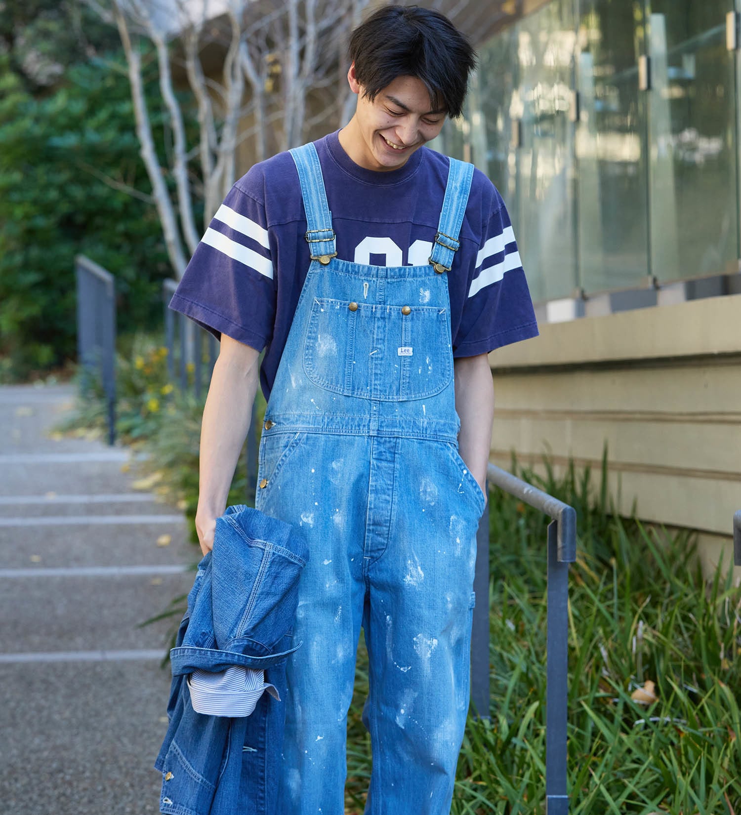 Lee(リー)の【試着対象】DUNGAREESオーバーオールパンツ|オールインワン/サロペット/オーバーオール/メンズ|中色ブルー