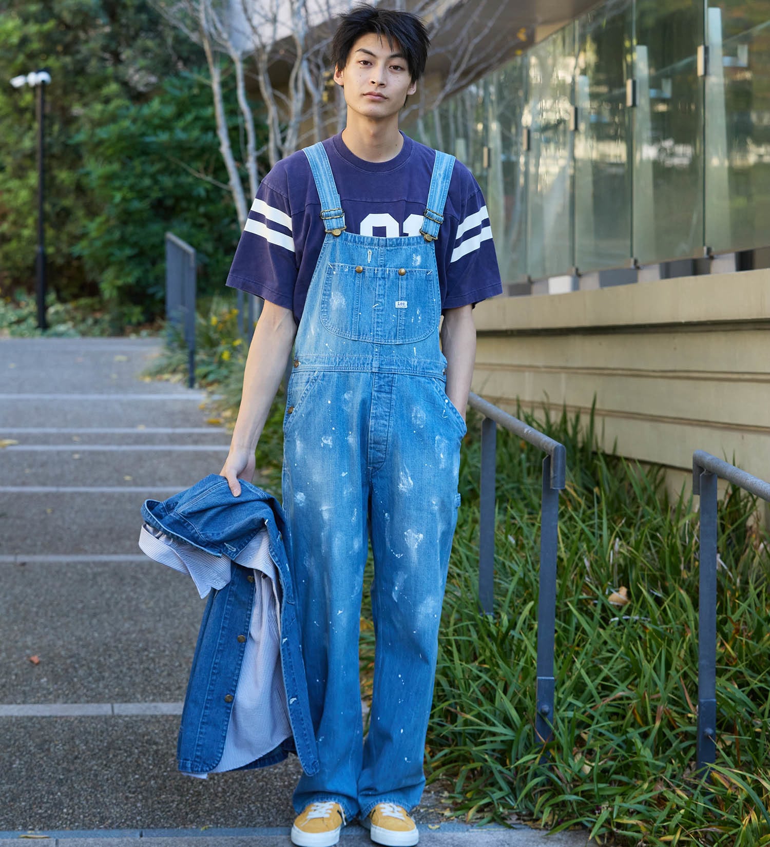 Lee(リー)の【試着対象】DUNGAREESオーバーオールパンツ|オールインワン/サロペット/オーバーオール/メンズ|中色ブルー