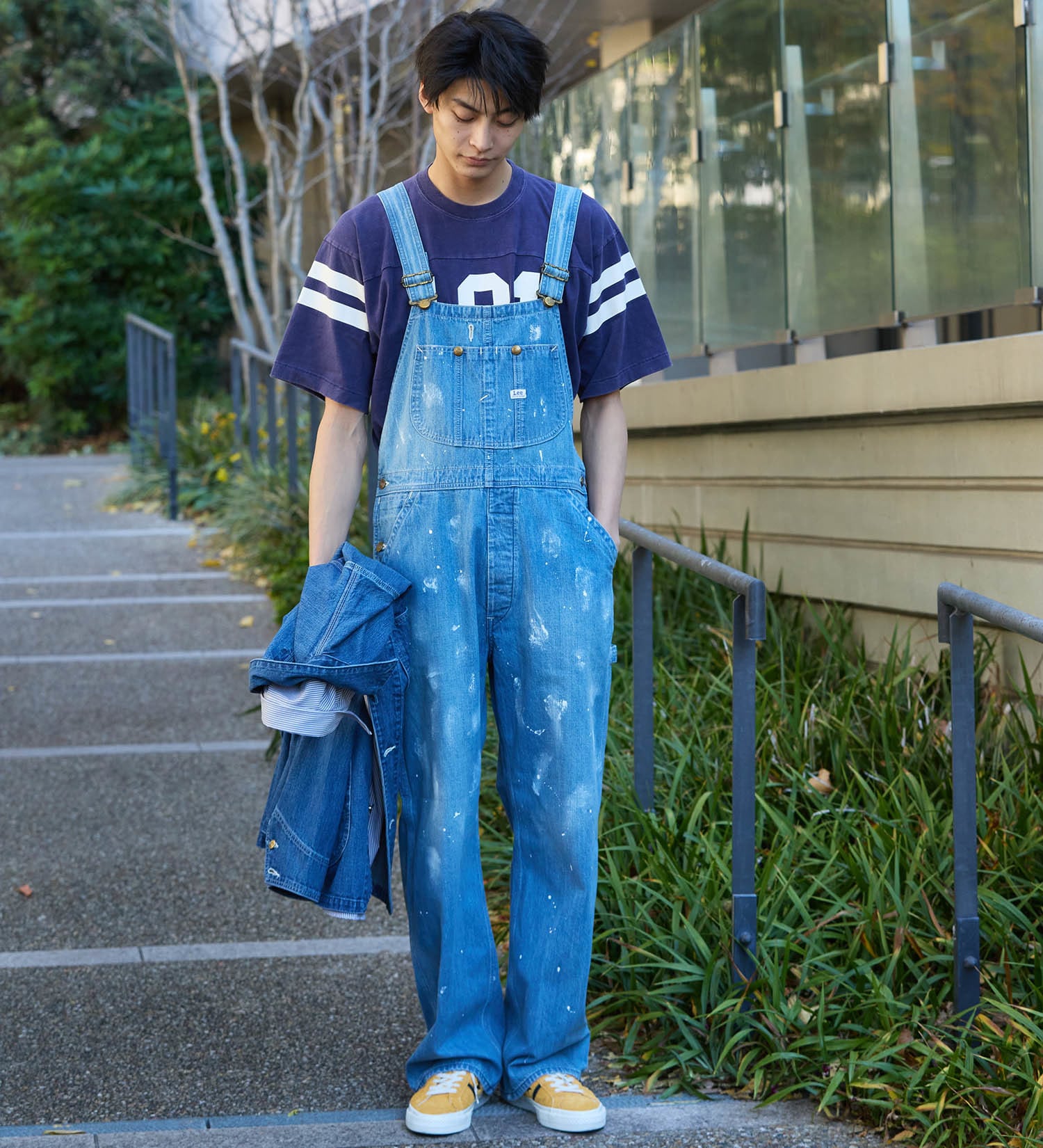 Lee(リー)の【試着対象】DUNGAREESオーバーオールパンツ|オールインワン/サロペット/オーバーオール/メンズ|中色ブルー