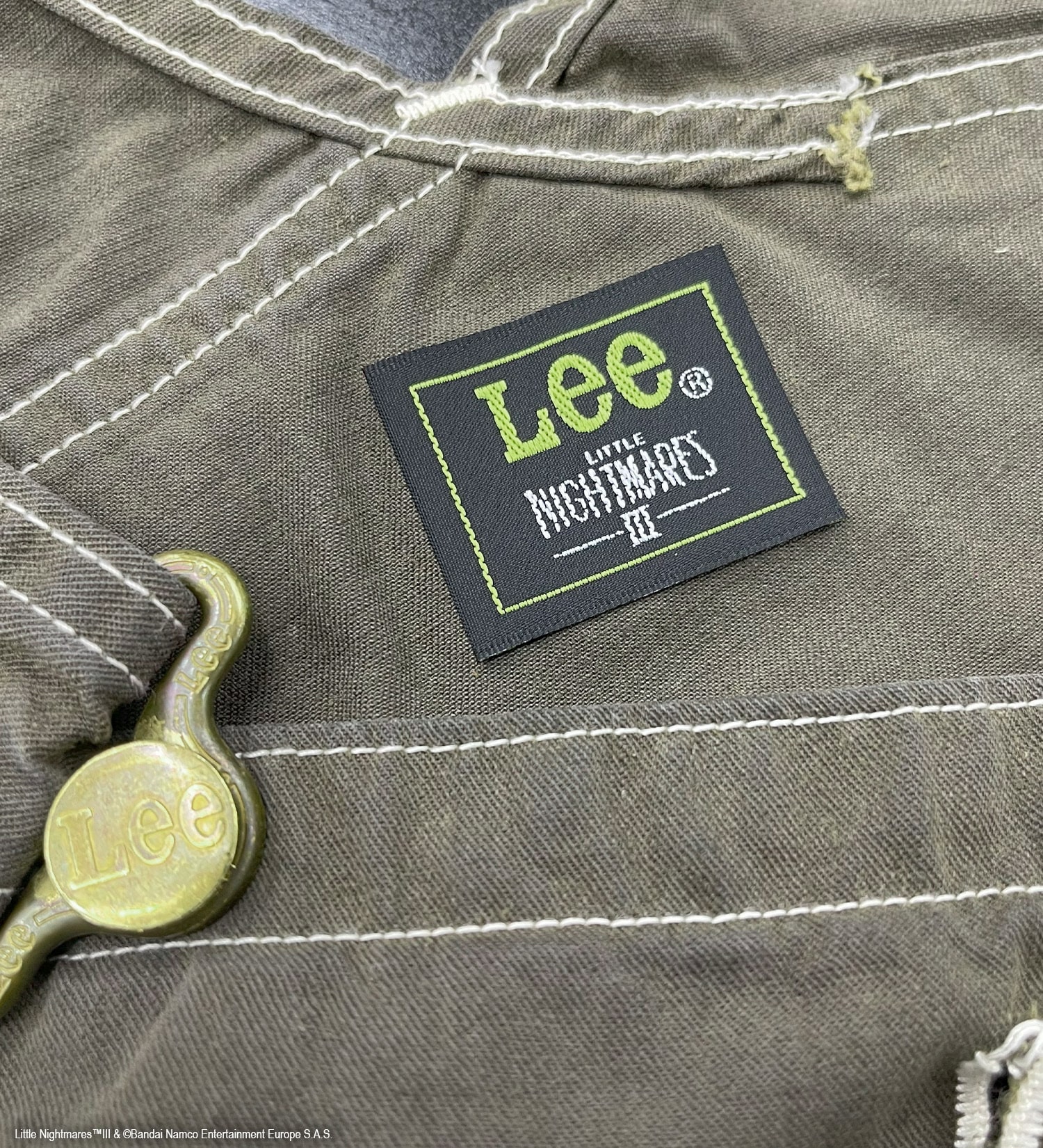 Lee(リー)の【予約】リトルナイトメア3 x Lee　Overalls|オールインワン/サロペット/オーバーオール/メンズ|オリーブ