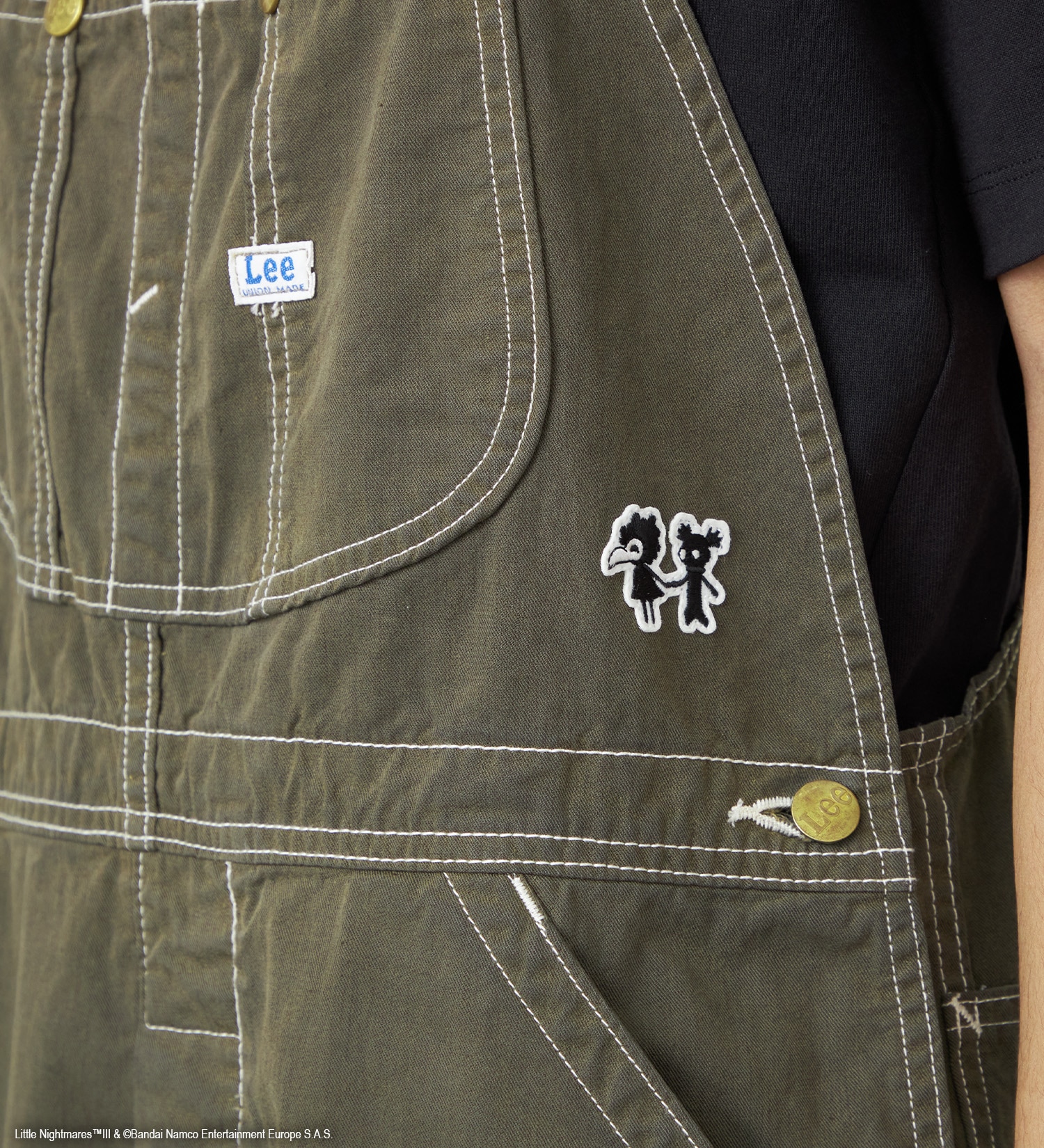 Lee(リー)の【予約】リトルナイトメア3 x Lee　Overalls|オールインワン/サロペット/オーバーオール/メンズ|オリーブ