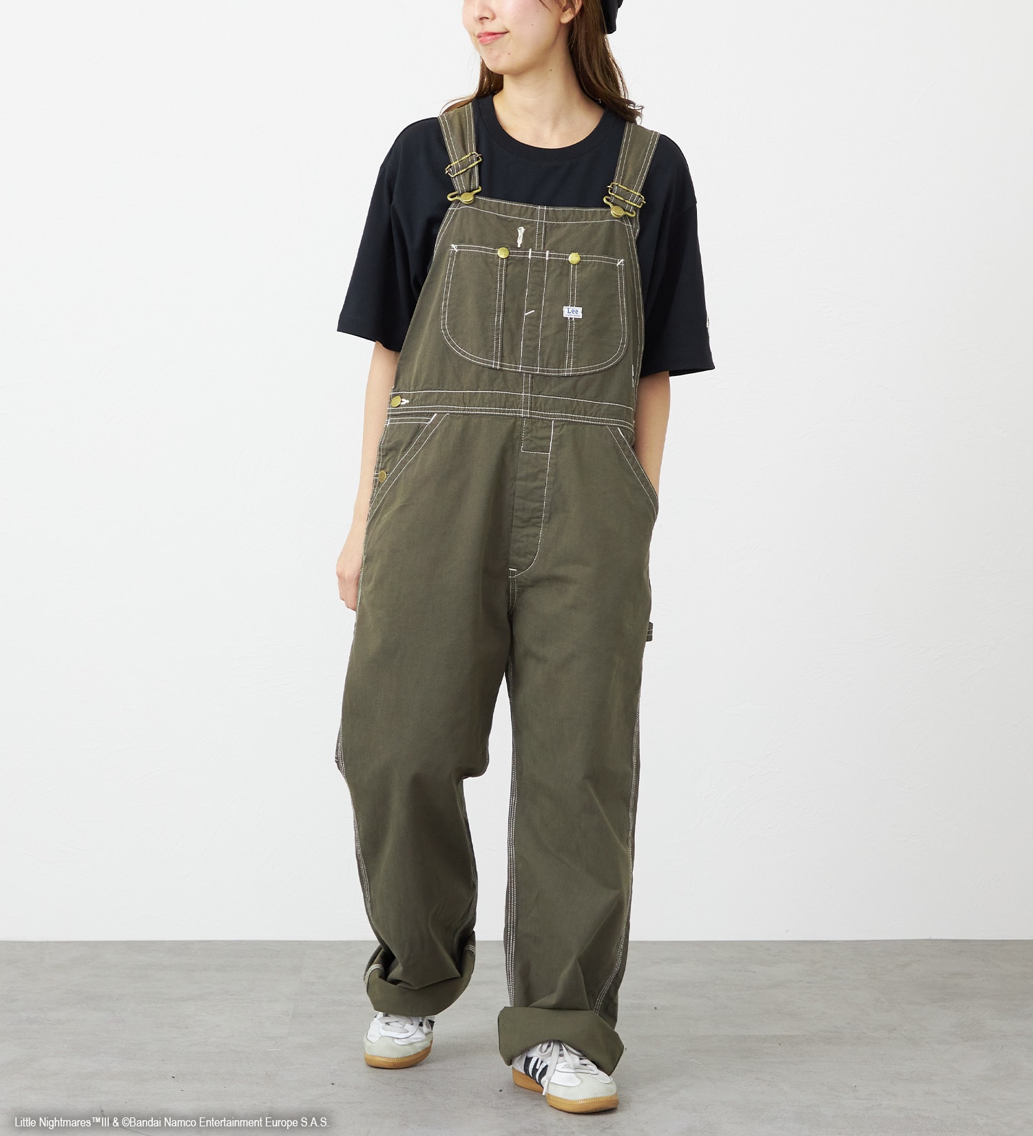 Lee(リー)の【予約】リトルナイトメア3 x Lee　Overalls|オールインワン/サロペット/オーバーオール/メンズ|オリーブ