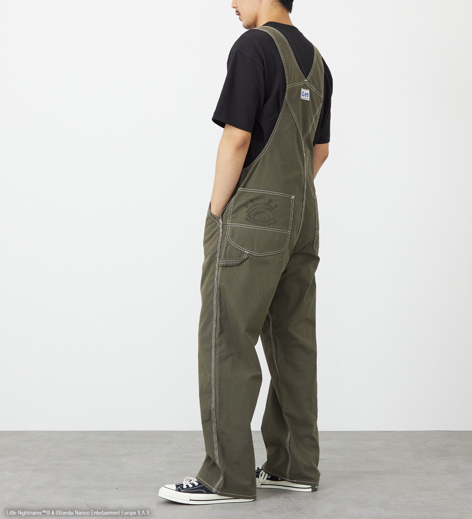 Lee(リー)の【予約】リトルナイトメア3 x Lee　Overalls|オールインワン/サロペット/オーバーオール/メンズ|オリーブ