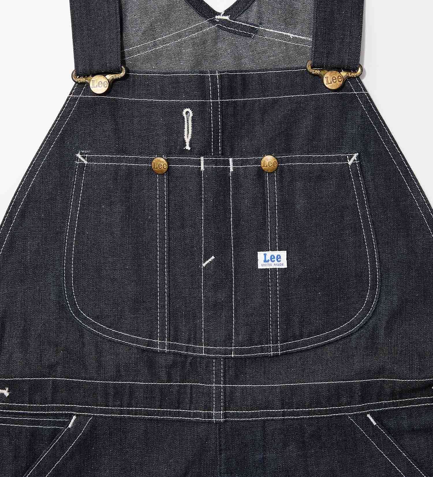 Lee(リー)の【公式EC別注】DUNGAREES オーバーオールパンツ 数量限定|オールインワン/サロペット/オーバーオール/メンズ|インディゴ未洗い