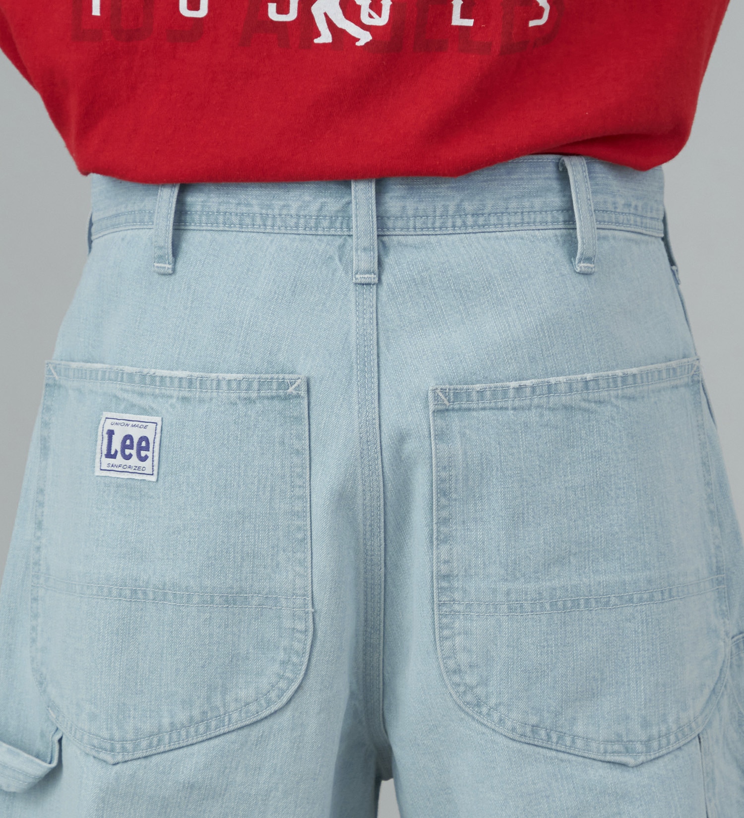 Lee(リー)の【2024年春夏カラー】DUNGAREES ペインターパンツ|パンツ/デニムパンツ/メンズ|淡色ブルー2