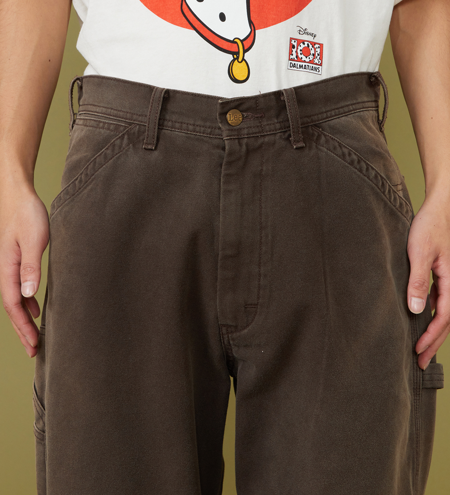 Lee(リー)のDUNGAREES ワイドペインターパンツ ダック素材【セットアップ可】|パンツ/パンツ/メンズ|ブラウン