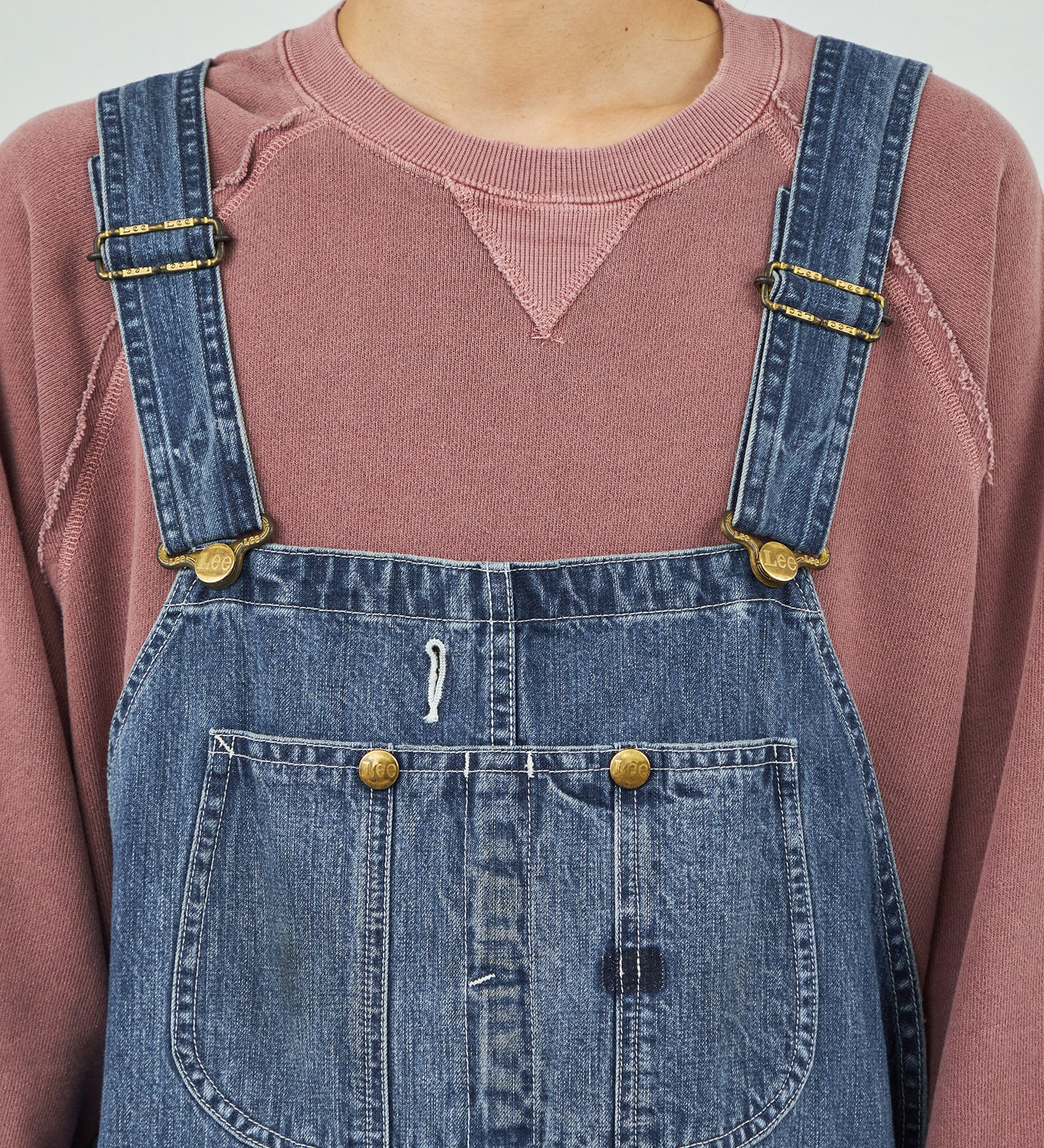 Lee(リー)の【試着対象】【秋冬NEW】DUNGAREES VINTAGE OVERALLS|オールインワン/サロペット/オーバーオール/メンズ|中色ブルー