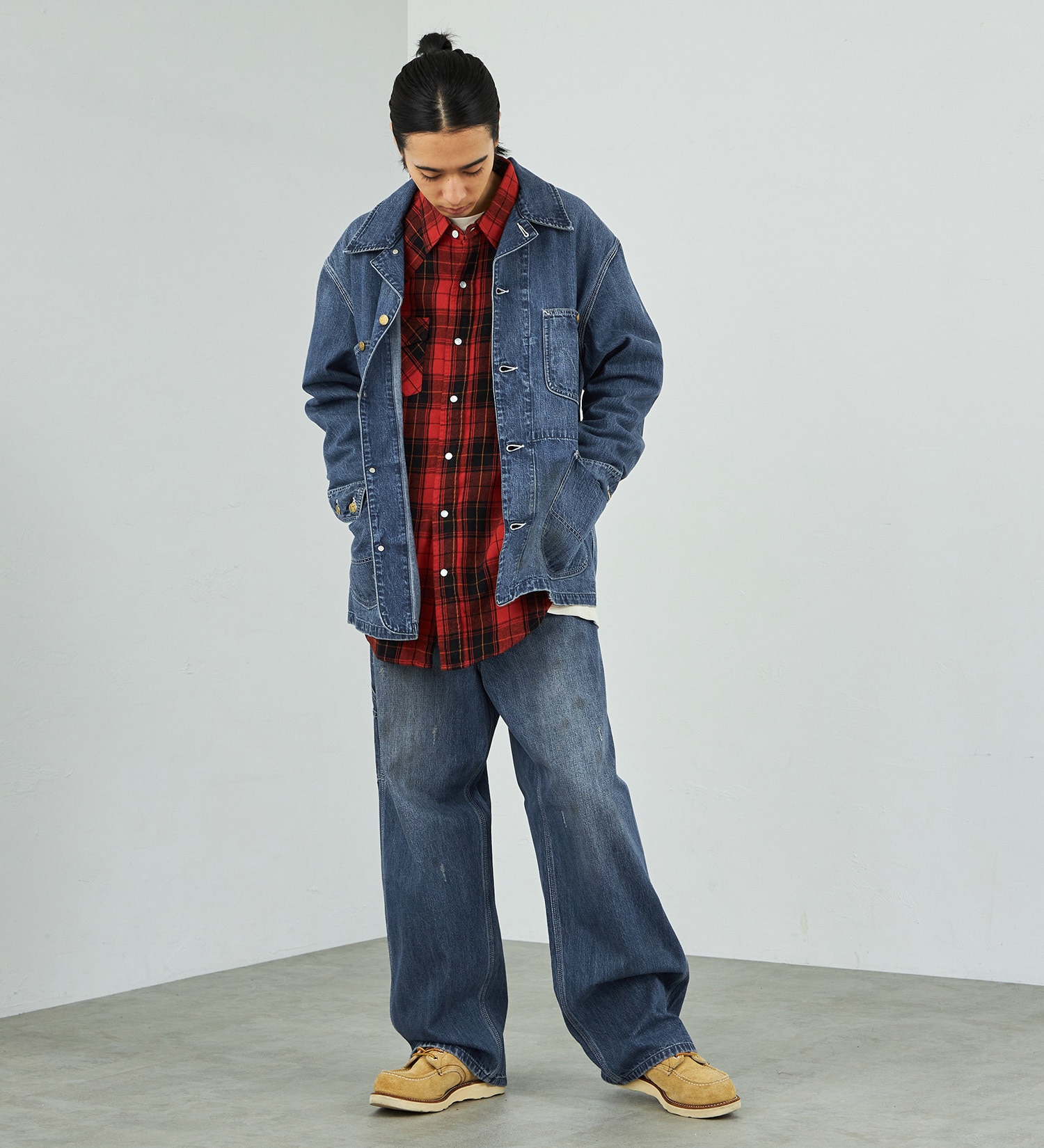 Lee(リー)の【試着対象】【秋冬NEW】DUNGAREES VINTAGE LOCO JACKET|ジャケット/アウター/デニムジャケット/メンズ|中色ブルー