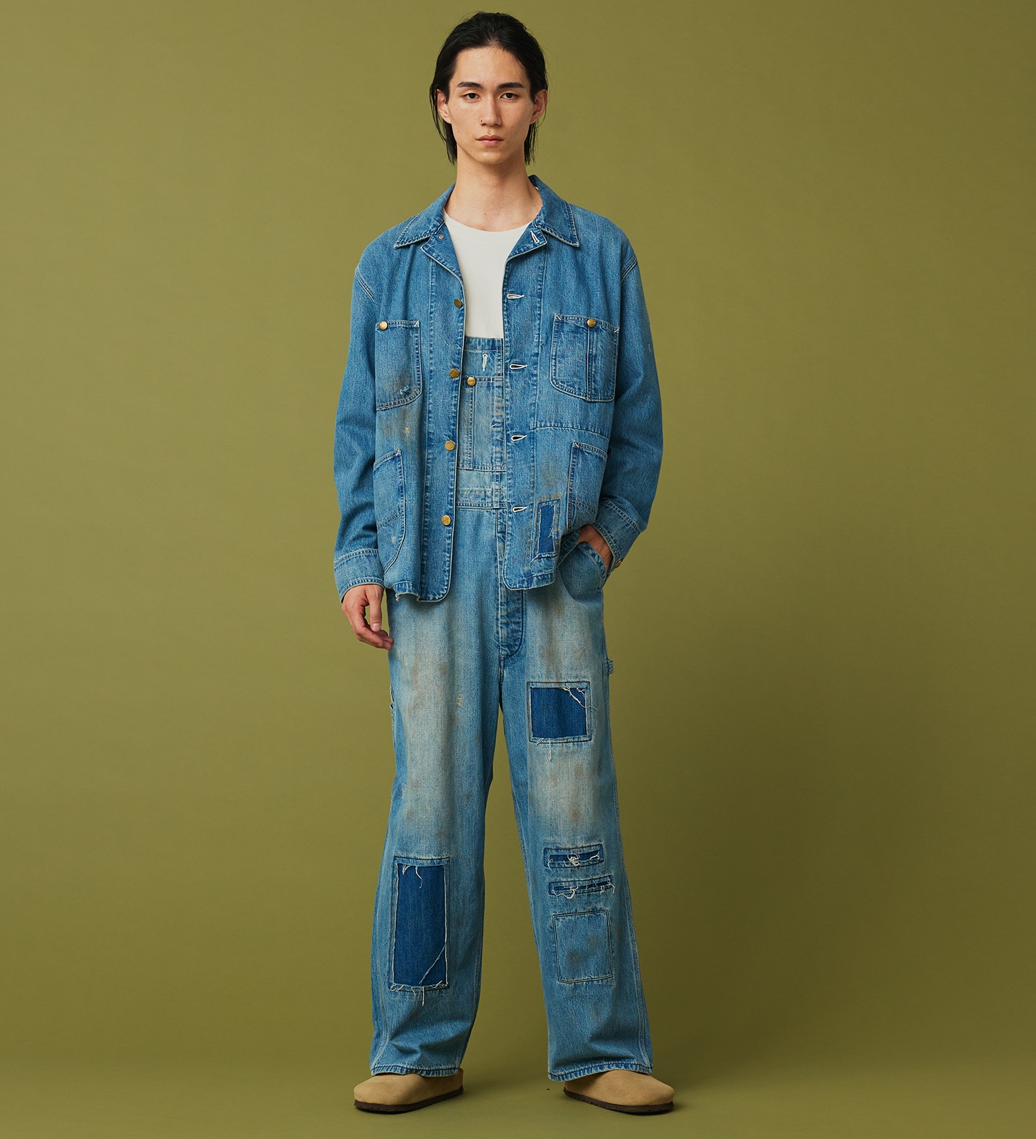 Lee(リー)の【試着対象】【秋冬NEW】DUNGAREES VINTAGE LOCO JACKET|ジャケット/アウター/デニムジャケット/メンズ|リメイク