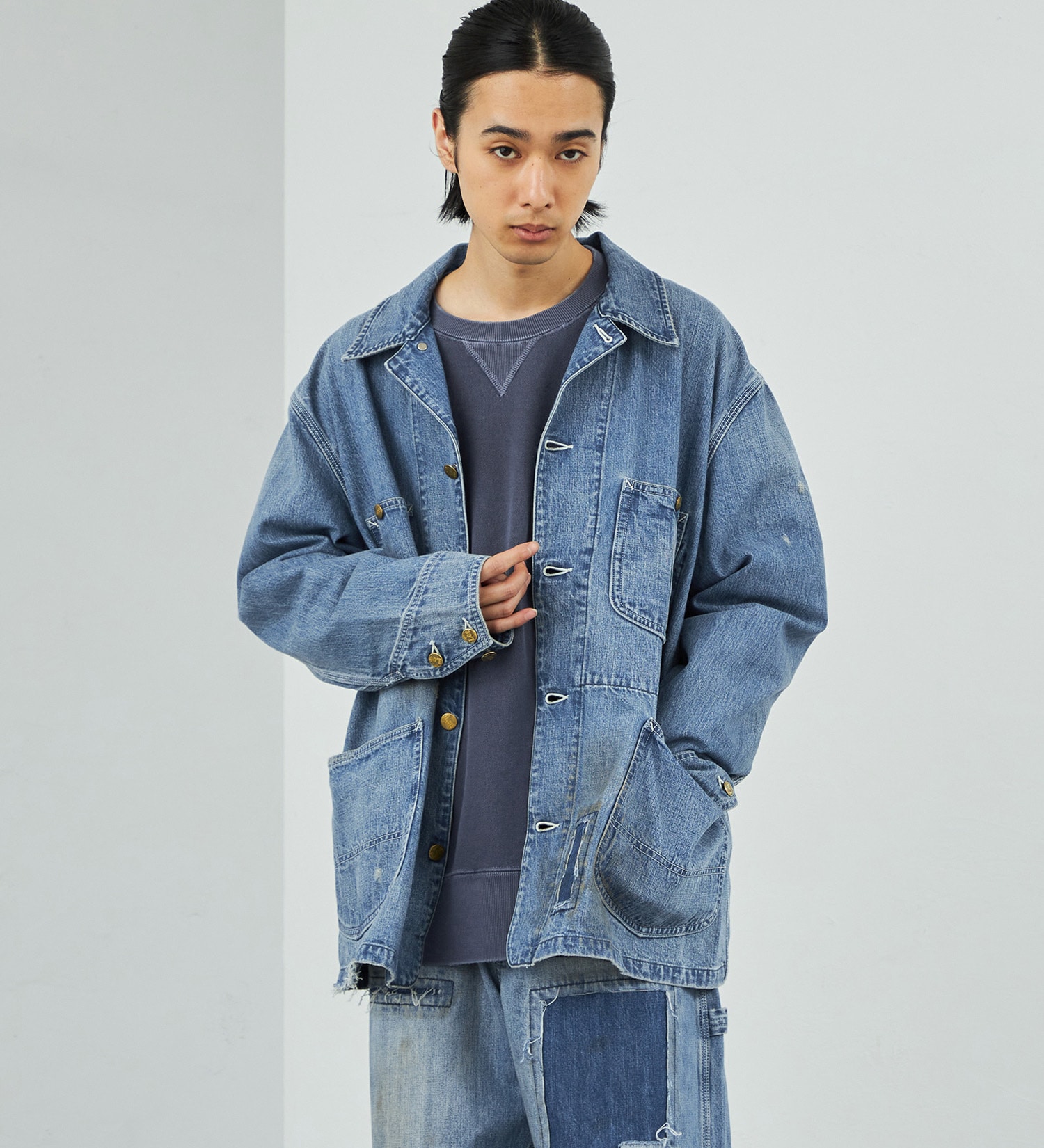 Lee(リー)の【試着対象】【秋冬NEW】DUNGAREES VINTAGE LOCO JACKET|ジャケット/アウター/デニムジャケット/メンズ|リメイク