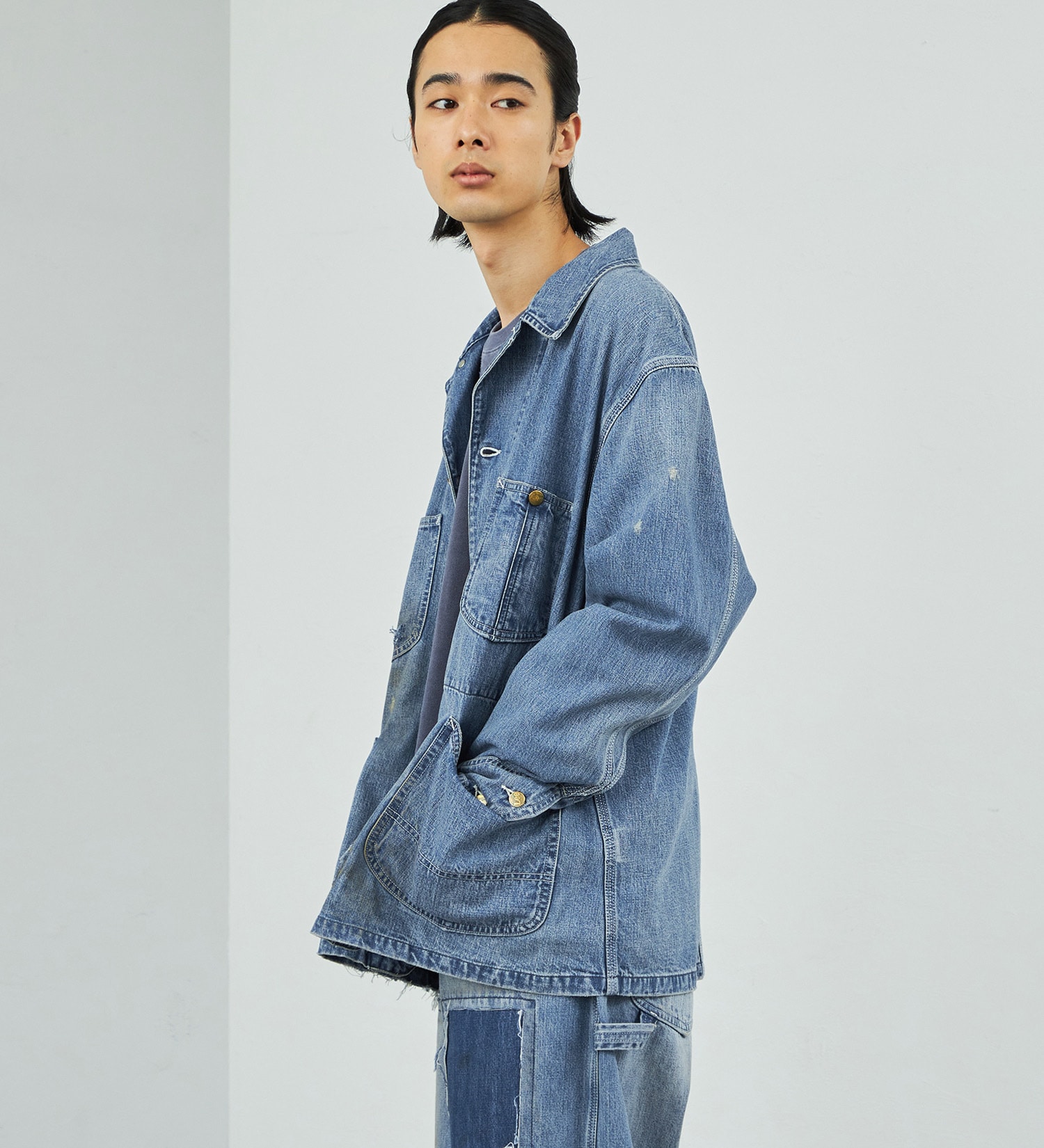 Lee(リー)の【試着対象】【秋冬NEW】DUNGAREES VINTAGE LOCO JACKET|ジャケット/アウター/デニムジャケット/メンズ|リメイク