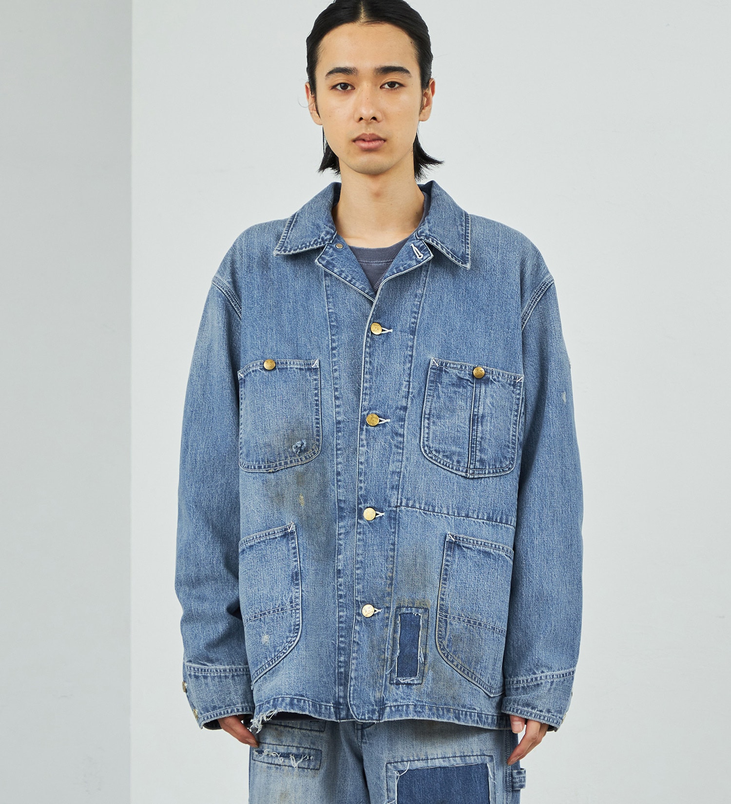 Lee(リー)の【試着対象】【秋冬NEW】DUNGAREES VINTAGE LOCO JACKET|ジャケット/アウター/デニムジャケット/メンズ|リメイク