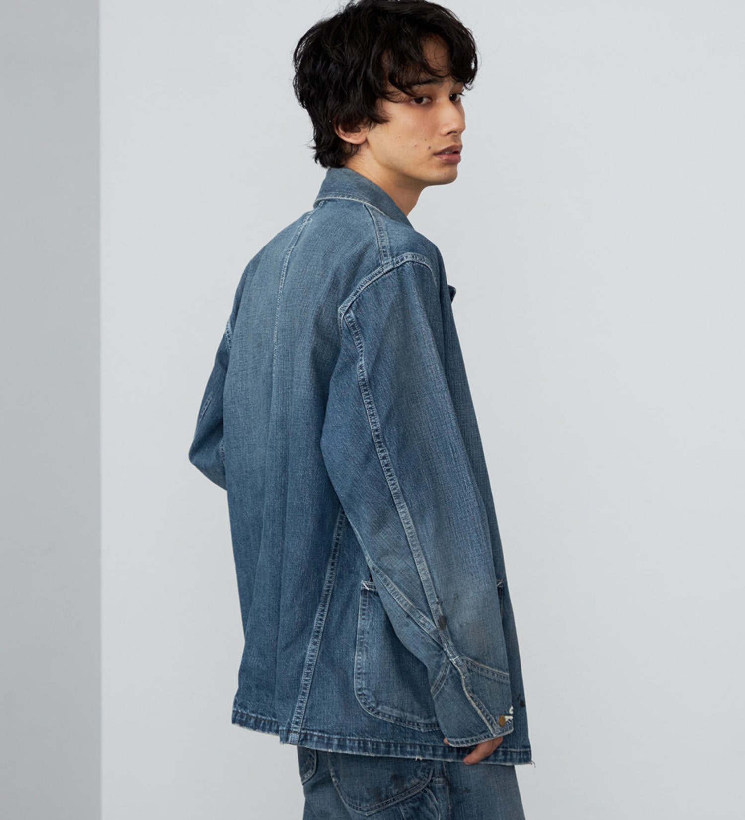 Lee(リー)の【試着対象】VINTAGE LOCO JACKET/DENIM 【DUNGAREES】|ジャケット/アウター/デニムジャケット/メンズ|中色ブルー