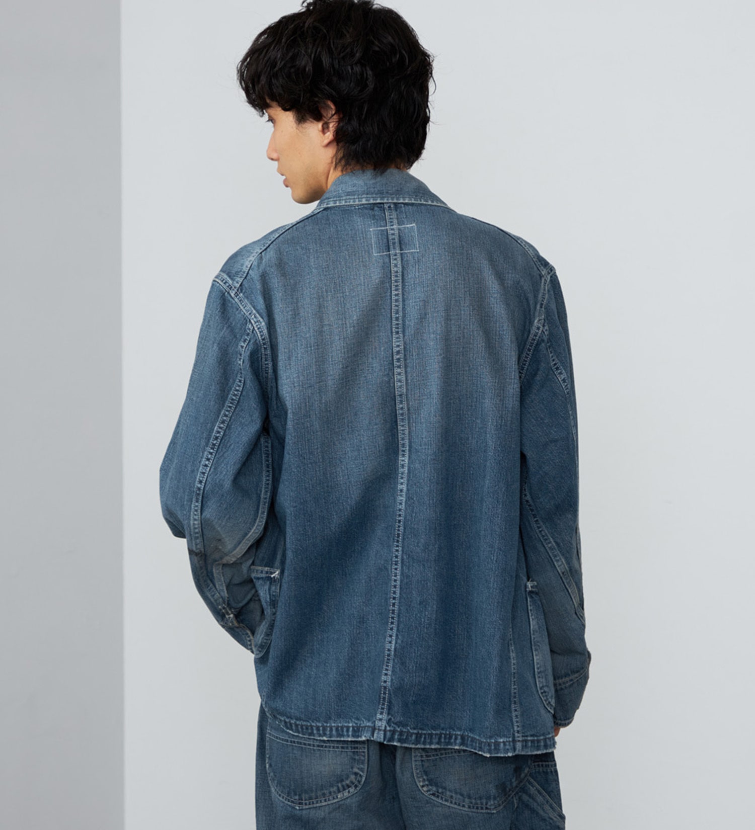 Lee(リー)の【試着対象】VINTAGE LOCO JACKET/DENIM 【DUNGAREES】|ジャケット/アウター/デニムジャケット/メンズ|中色ブルー