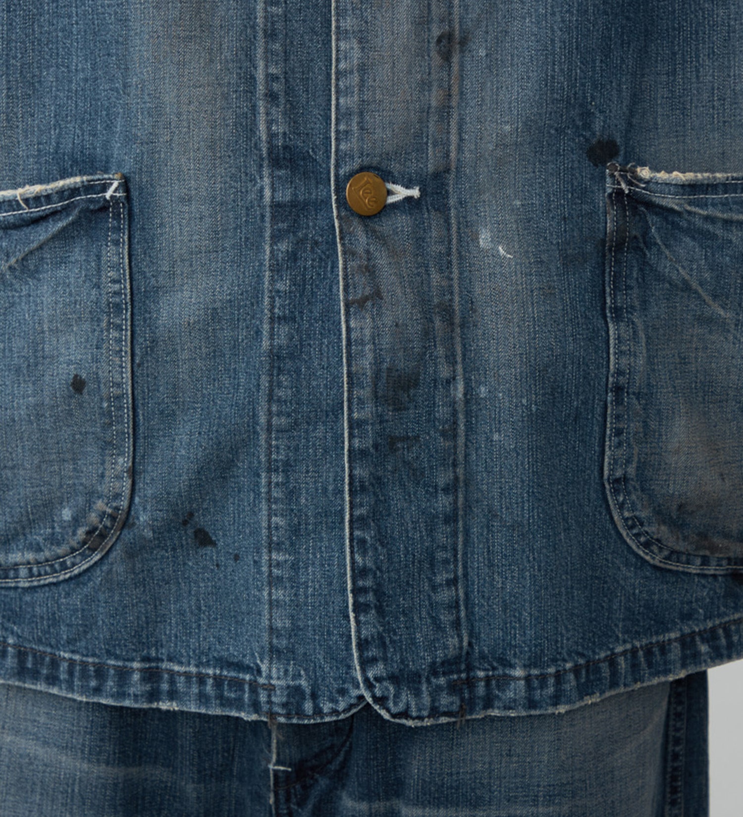 Lee(リー)の【試着対象】VINTAGE LOCO JACKET/DENIM 【DUNGAREES】|ジャケット/アウター/デニムジャケット/メンズ|中色ブルー