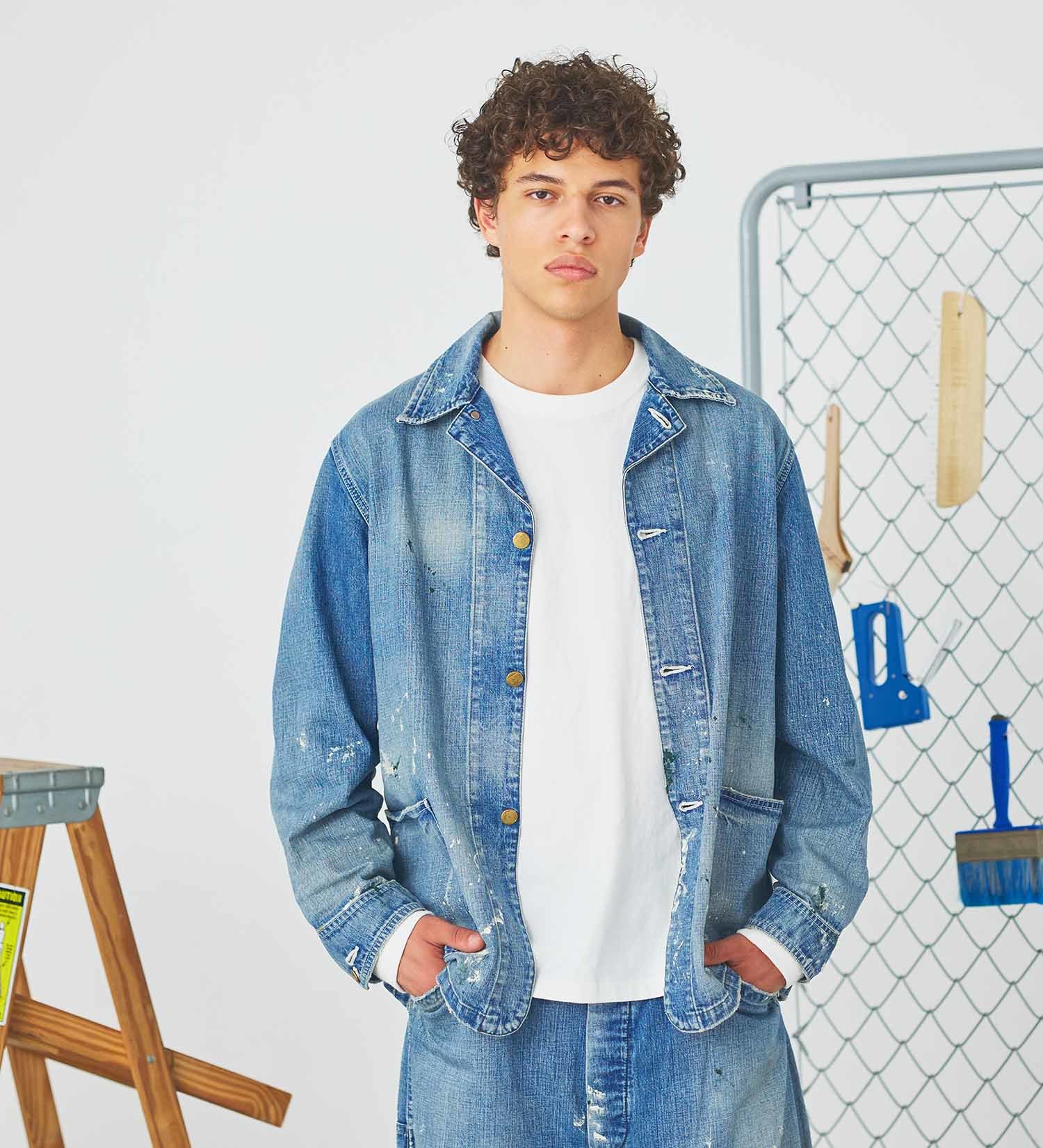 Lee(リー)の【試着対象】VINTAGE LOCO JACKET/DENIM 【DUNGAREES】|ジャケット/アウター/デニムジャケット/メンズ|淡色ブルー