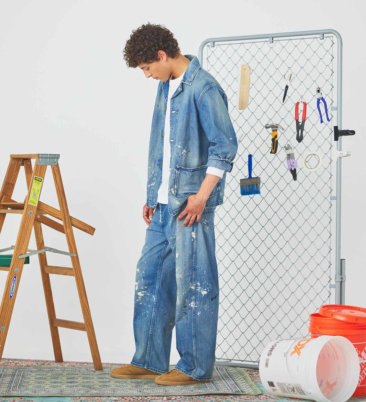 Lee(リー)の【試着対象】VINTAGE LOCO JACKET/DENIM 【DUNGAREES】|ジャケット/アウター/デニムジャケット/メンズ|淡色ブルー