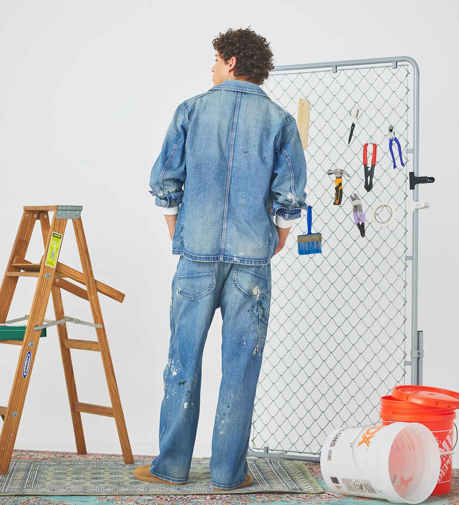 Lee(リー)の【試着対象】VINTAGE LOCO JACKET/DENIM 【DUNGAREES】|ジャケット/アウター/デニムジャケット/メンズ|淡色ブルー