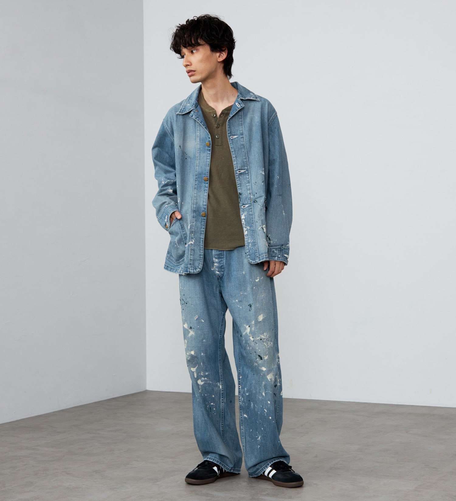 Lee(リー)の【試着対象】VINTAGE LOCO JACKET/DENIM 【DUNGAREES】|ジャケット/アウター/デニムジャケット/メンズ|淡色ブルー