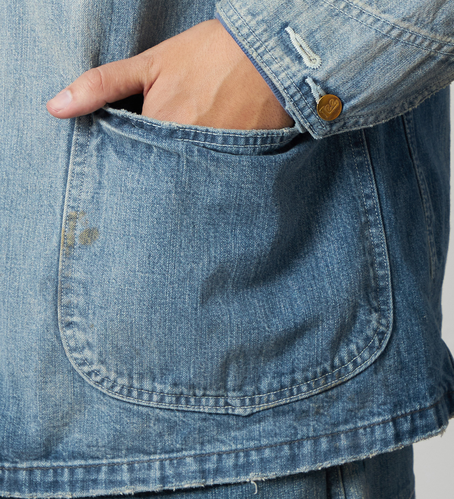 Lee(リー)のVINTAGE LOCO JACKET/ビンテージロコジャケット|ジャケット/アウター/デニムジャケット/メンズ|淡色ブルー