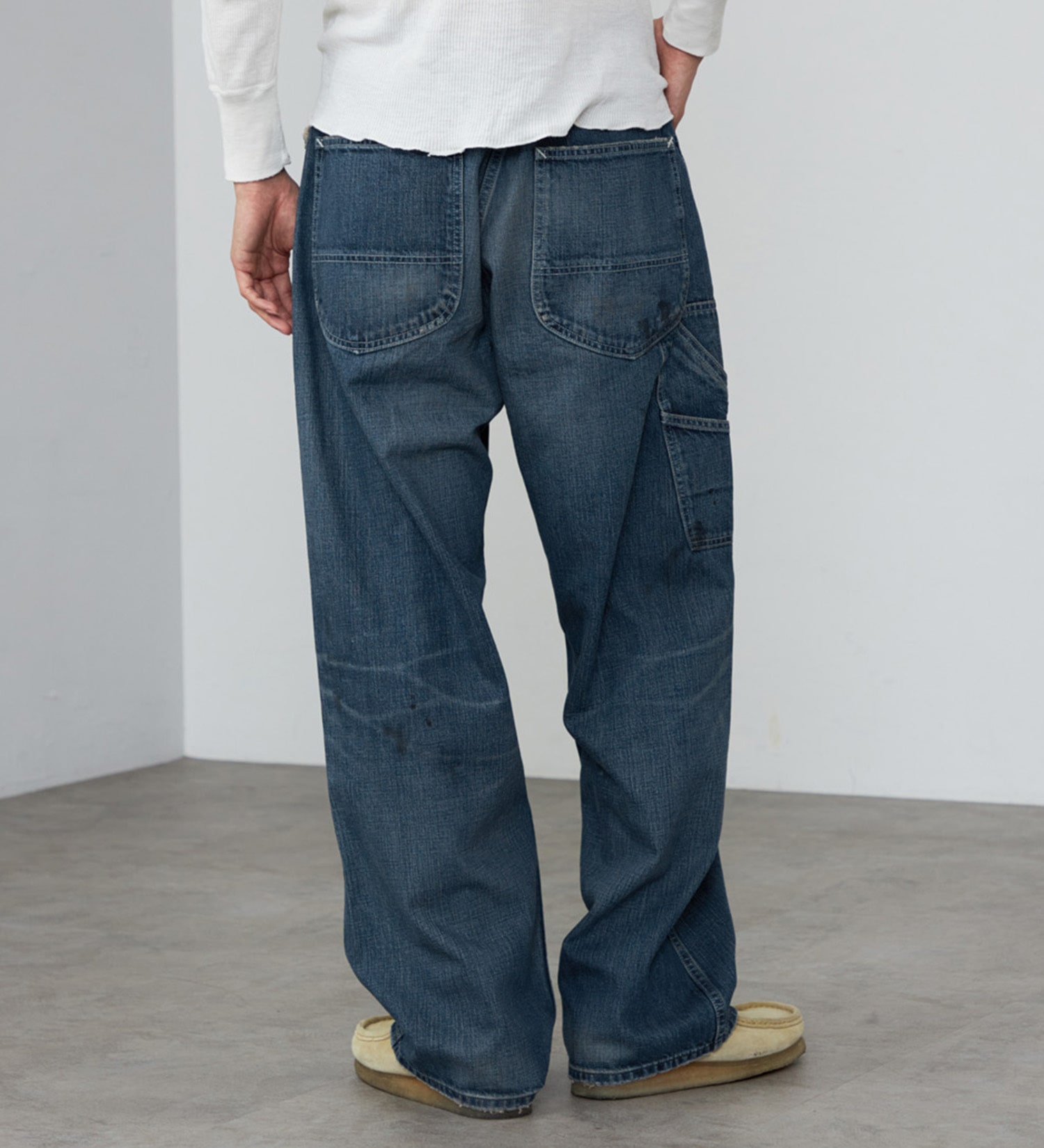 Lee(リー)の【試着対象】VINTAGE PAINTER PANTS/DENIM 【DUNGAREES】|パンツ/デニム/ジーンズパンツ/メンズ|中色ブルー