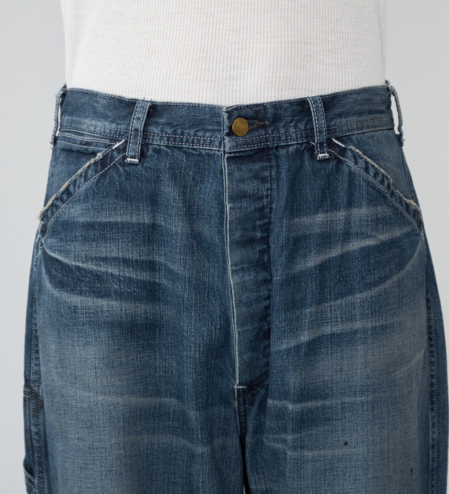 Lee(リー)の【試着対象】VINTAGE PAINTER PANTS/DENIM 【DUNGAREES】|パンツ/デニム/ジーンズパンツ/メンズ|中色ブルー