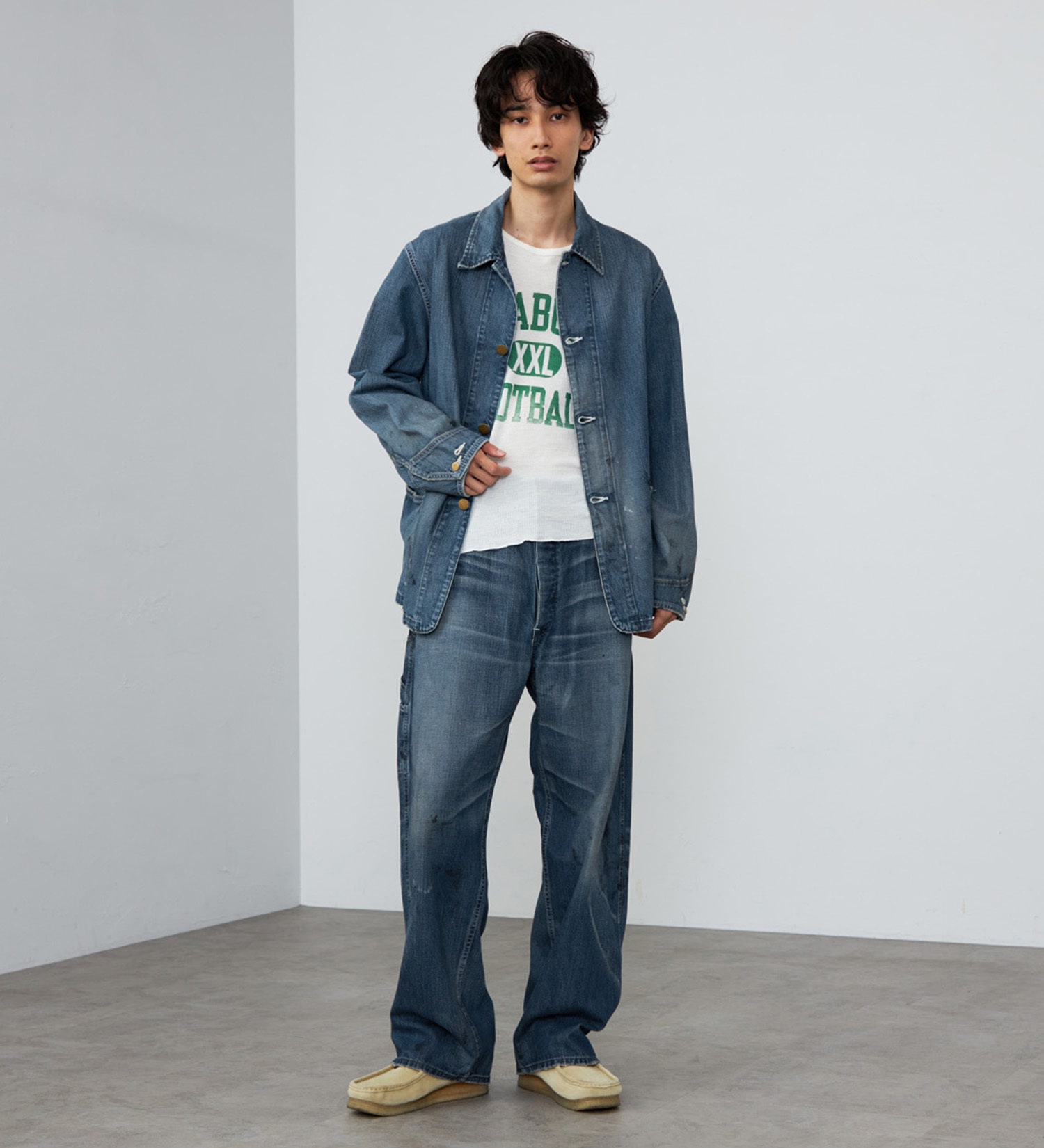 Lee(リー)の【試着対象】VINTAGE PAINTER PANTS/DENIM 【DUNGAREES】|パンツ/デニム/ジーンズパンツ/メンズ|中色ブルー