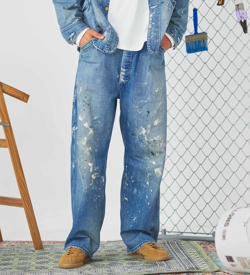 Lee(リー)の【試着対象】VINTAGE PAINTER PANTS/DENIM 【DUNGAREES】|パンツ/デニム/ジーンズパンツ/メンズ|淡色ブルー