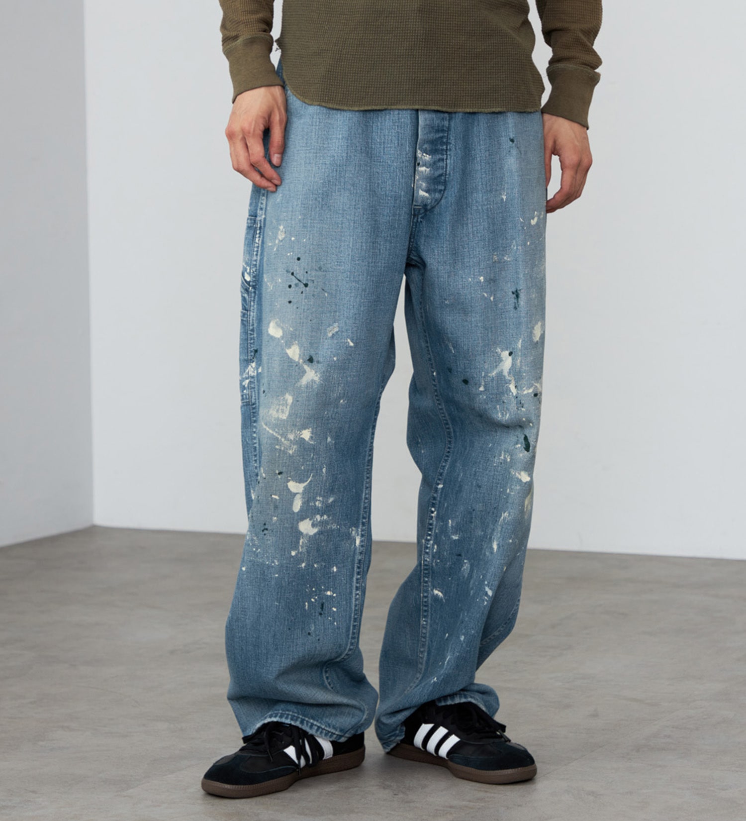 Lee(リー)の【試着対象】VINTAGE PAINTER PANTS/DENIM 【DUNGAREES】|パンツ/デニム/ジーンズパンツ/メンズ|淡色ブルー