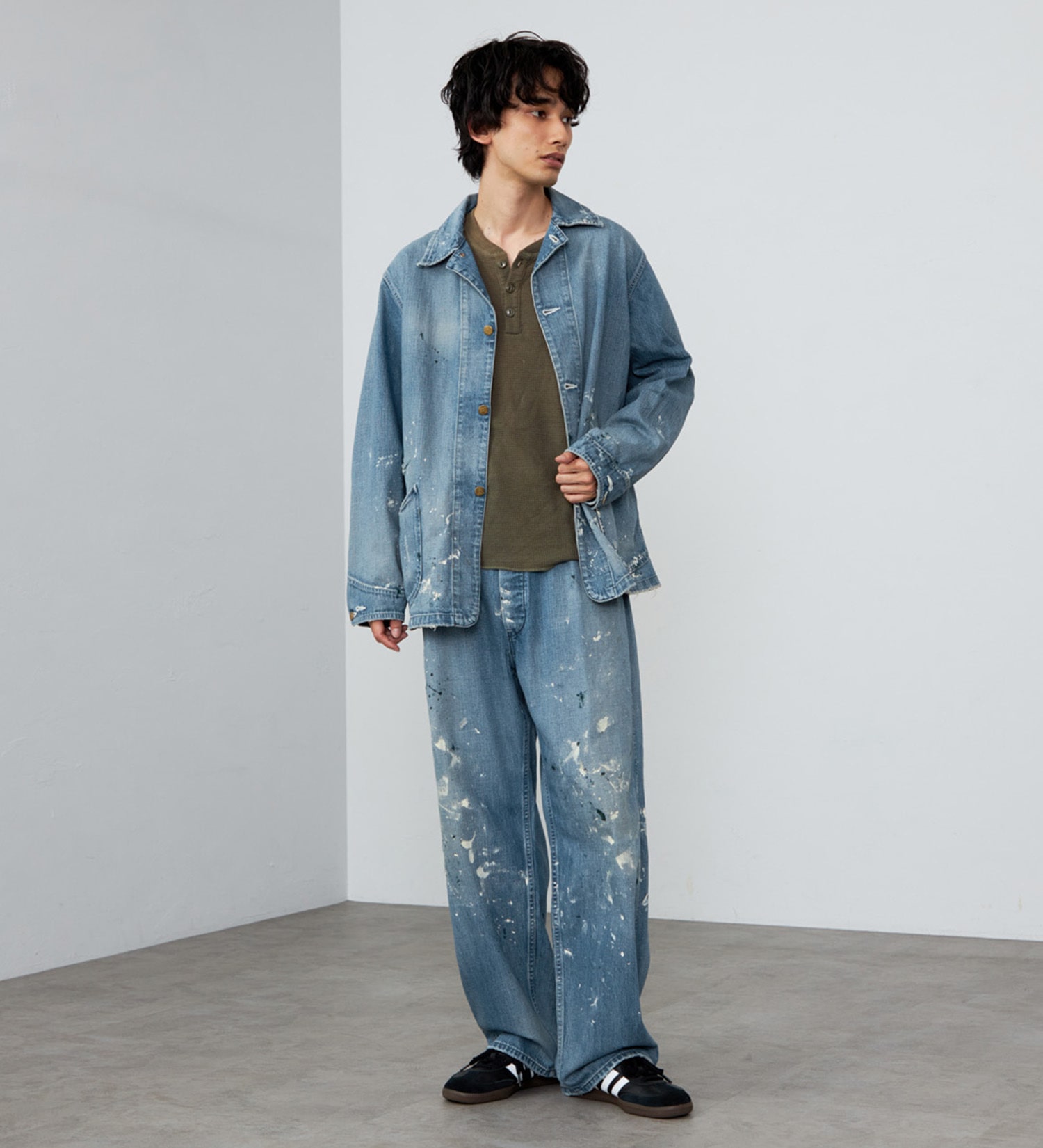 Lee(リー)の【試着対象】VINTAGE PAINTER PANTS/DENIM 【DUNGAREES】|パンツ/デニム/ジーンズパンツ/メンズ|淡色ブルー