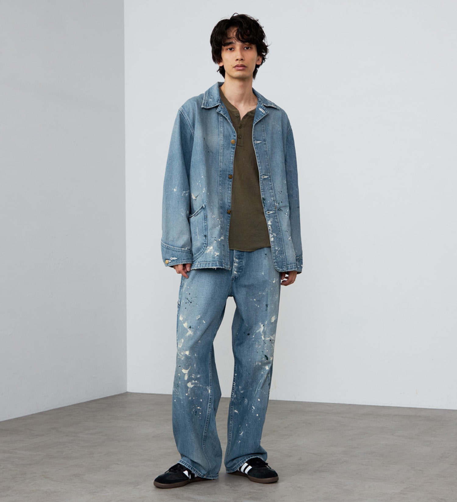 Lee(リー)の【試着対象】VINTAGE PAINTER PANTS/DENIM 【DUNGAREES】|パンツ/デニム/ジーンズパンツ/メンズ|淡色ブルー