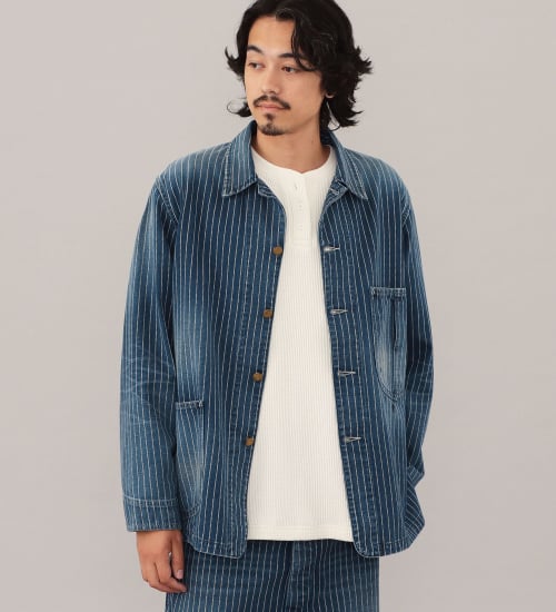 Lee(リー)のVINTAGE LOCO JACKET/ビンテージロコジャケット【セットアップ可/DUNGAREES】|ジャケット/アウター/カバーオール/メンズ|ストライプ