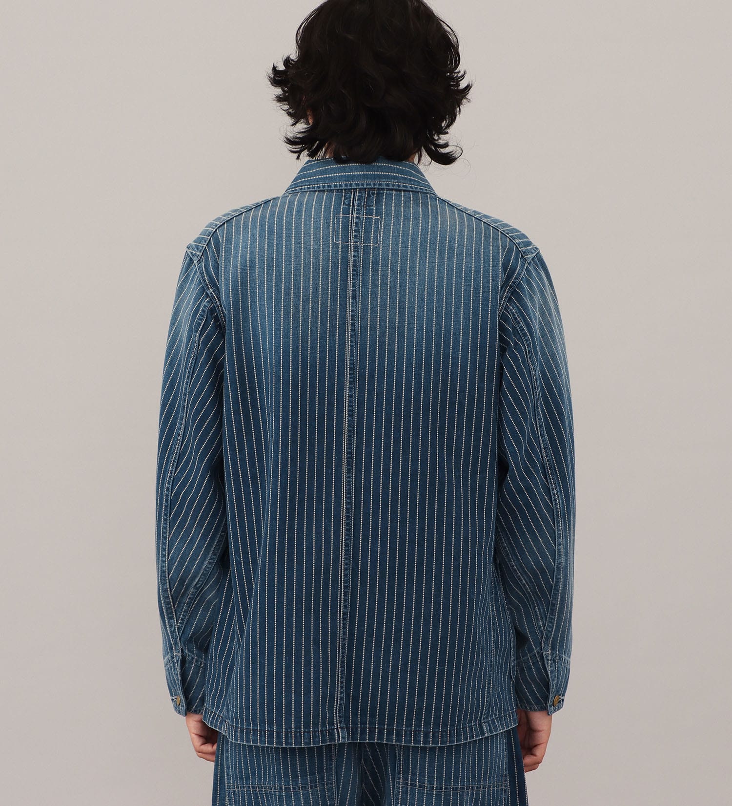 Lee(リー)の【試着対象】VINTAGE LOCO JACKET/ビンテージロコジャケット【セットアップ可/DUNGAREES】|ジャケット/アウター/カバーオール/メンズ|ストライプ