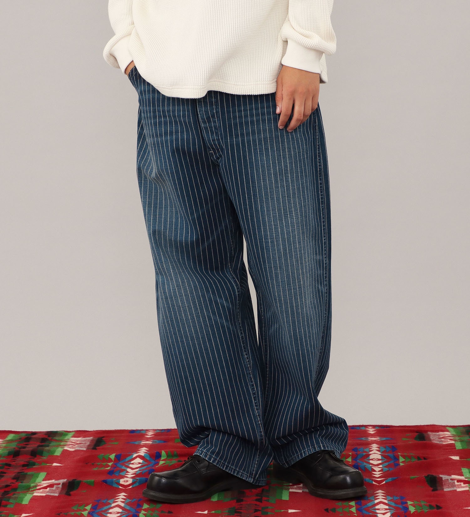 Lee(リー)の【試着対象】VINTAGE PAINTER PANTS/ビンテージぺインターパンツ【セットアップ可/DUNGAREES】|パンツ/パンツ/メンズ|ストライプ