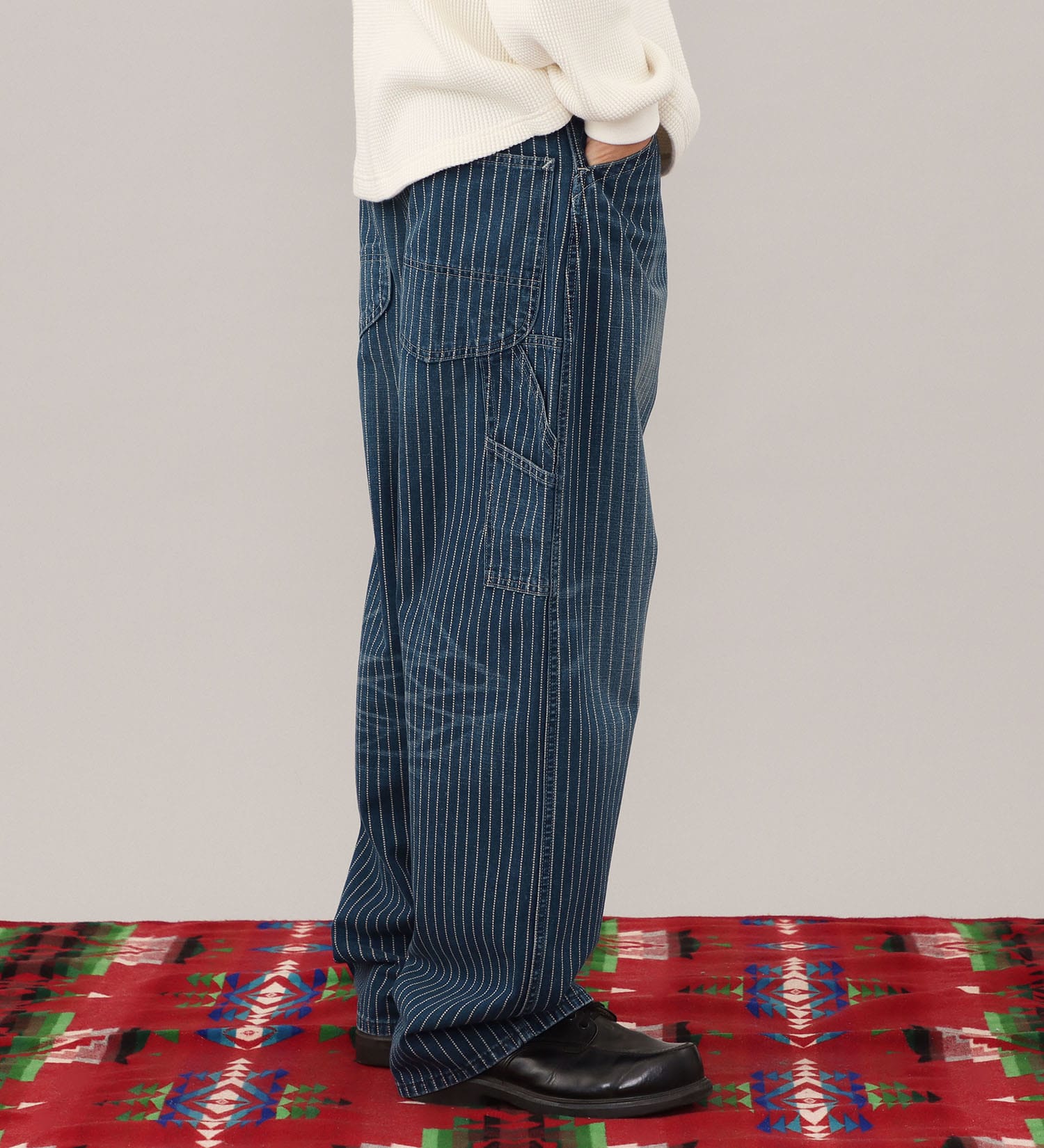 Lee(リー)の【試着対象】VINTAGE PAINTER PANTS/ビンテージぺインターパンツ【セットアップ可/DUNGAREES】|パンツ/パンツ/メンズ|ストライプ