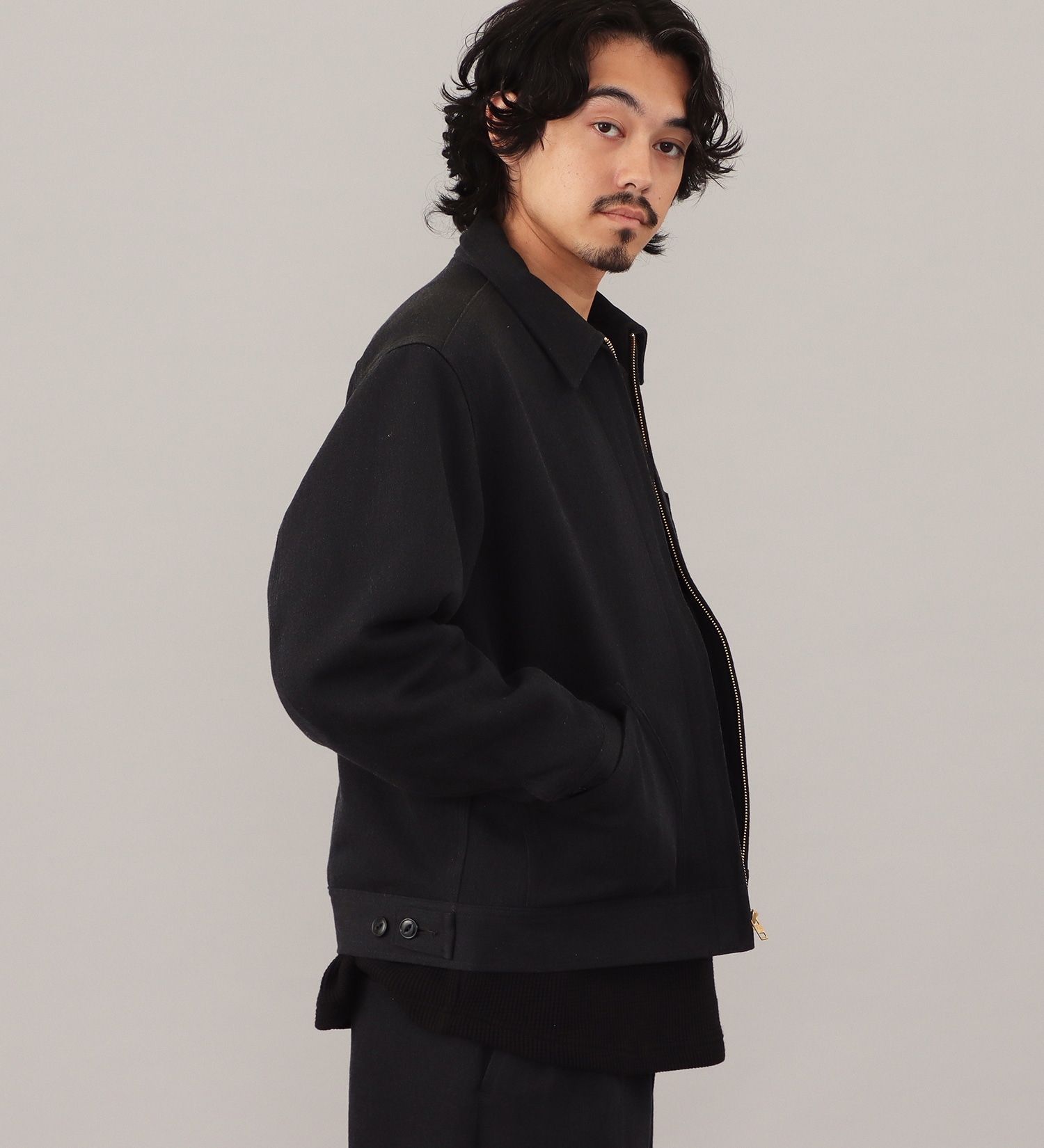Lee(リー)の【試着対象】VINTAGE LINNING BROUSE/ビンテージライニングブルゾン|ジャケット/アウター/その他アウター/メンズ|グレー