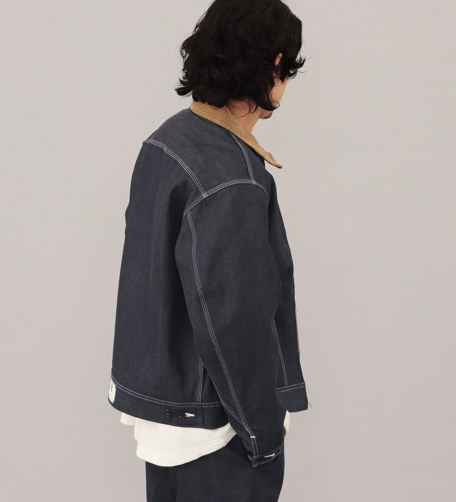 Lee(リー)の【試着対象】VINTAGE LINNING BROUSE/ビンテージライニングブルゾン|ジャケット/アウター/その他アウター/メンズ|インディゴ未洗い