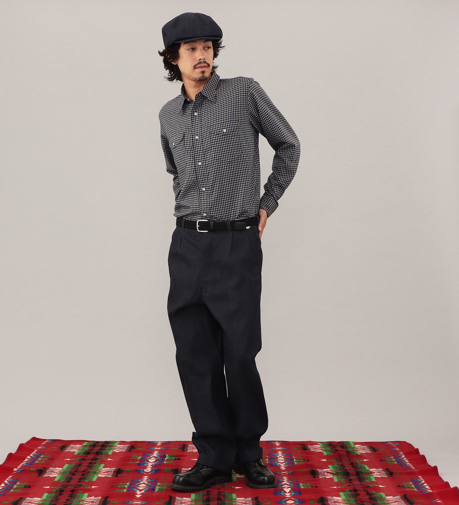 Lee(リー)の【試着対象】VITAGE TROUSERS/ビンテージトラウザー|パンツ/デニム/ジーンズパンツ/メンズ|インディゴ未洗い
