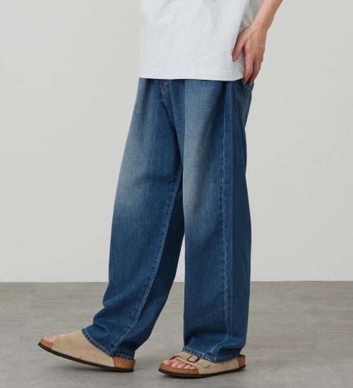 Lee(リー)のCOMFY JEAN【SLIM～WIDEまで選べる4シルエット】|パンツ/デニム/ジーンズパンツ/メンズ|中色ブルー