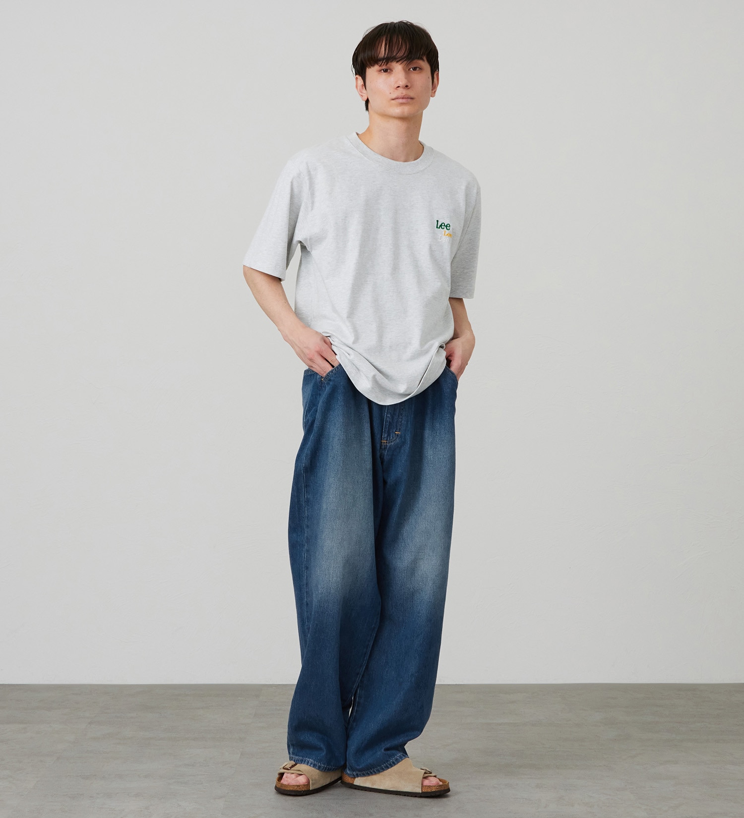 Lee(リー)のCOMFY JEAN【SLIM～WIDEまで選べる4シルエット】|パンツ/デニム/ジーンズパンツ/メンズ|中色ブルー
