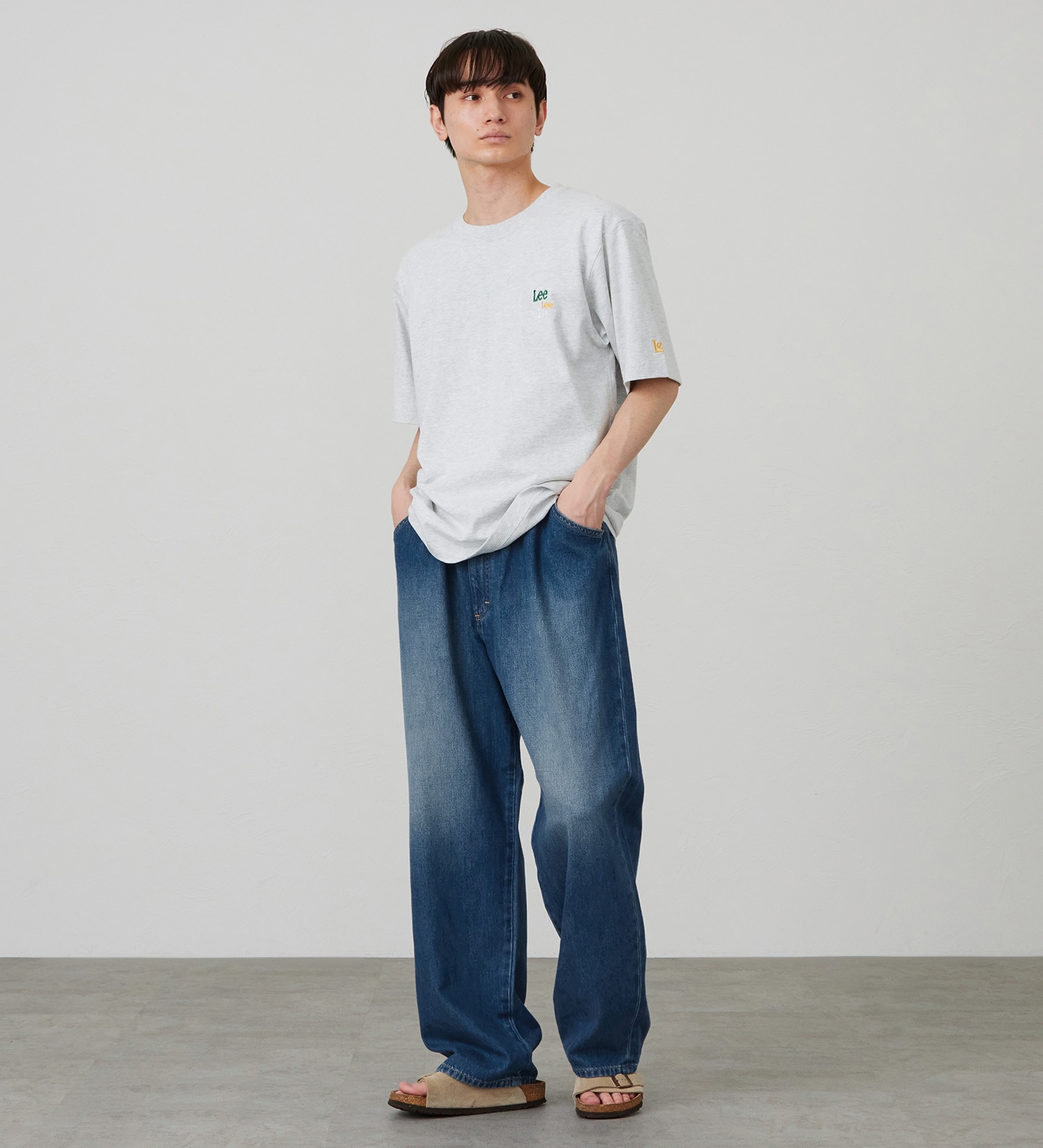 Lee(リー)のCOMFY JEAN【SLIM～WIDEまで選べる4シルエット】|パンツ/デニム/ジーンズパンツ/メンズ|中色ブルー