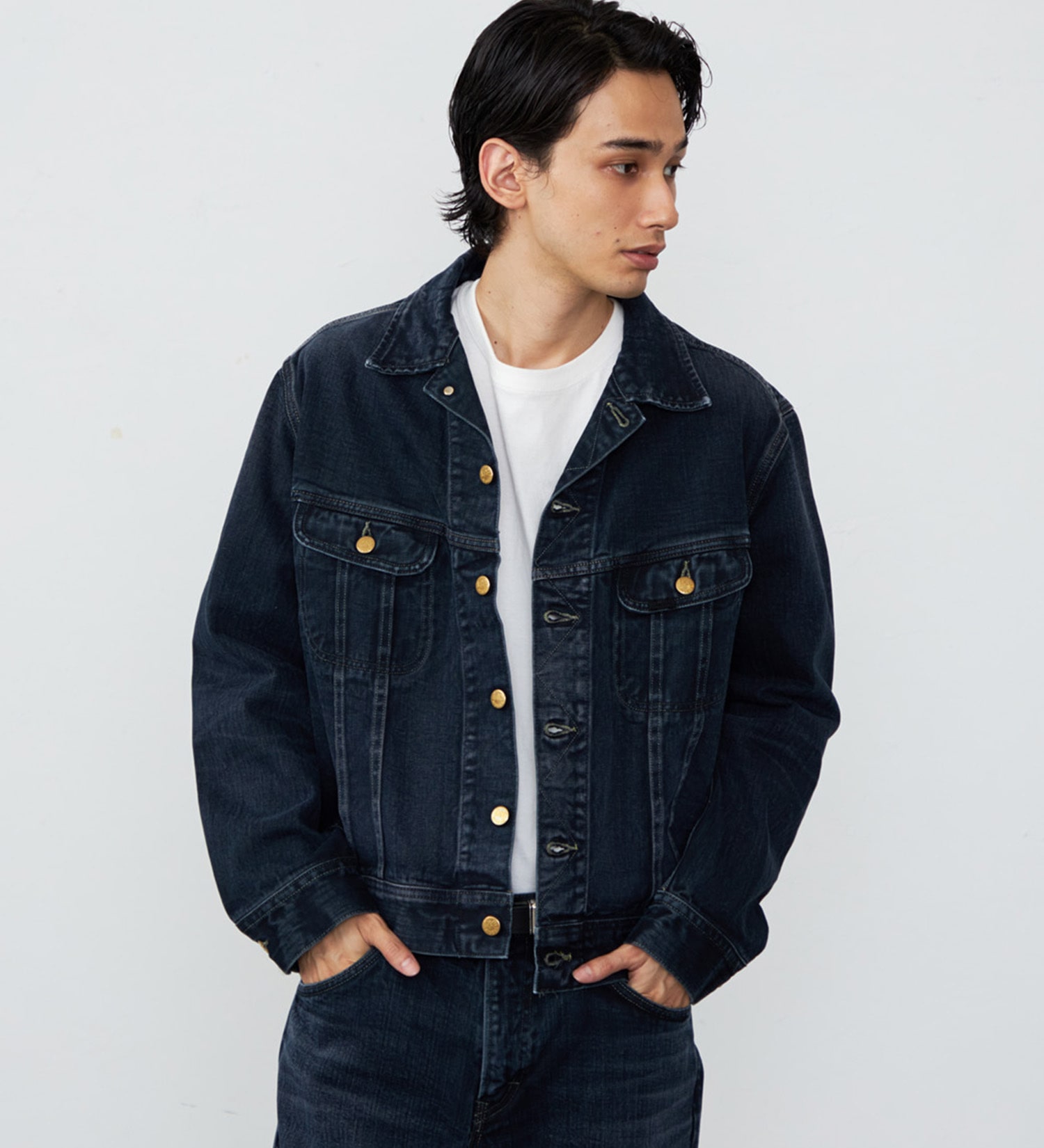Lee(リー)のAMERICAN RIDERS 101Jデニムジャケット|ジャケット/アウター/デニムジャケット/メンズ|ブラックデニム