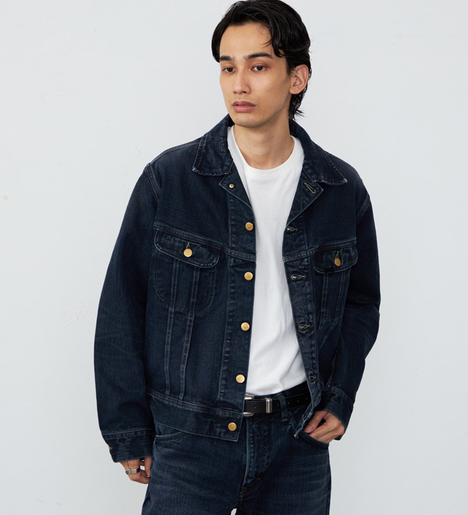 Lee(リー)のAMERICAN RIDERS 101Jデニムジャケット|ジャケット/アウター/デニムジャケット/メンズ|ブラックデニム