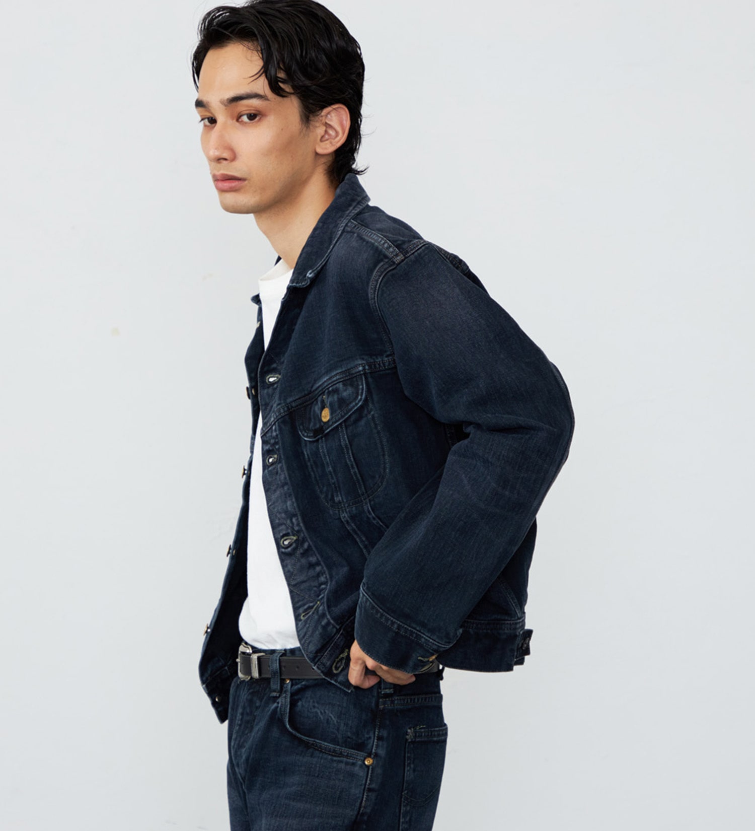 Lee(リー)のAMERICAN RIDERS 101Jデニムジャケット|ジャケット/アウター/デニムジャケット/メンズ|ブラックデニム