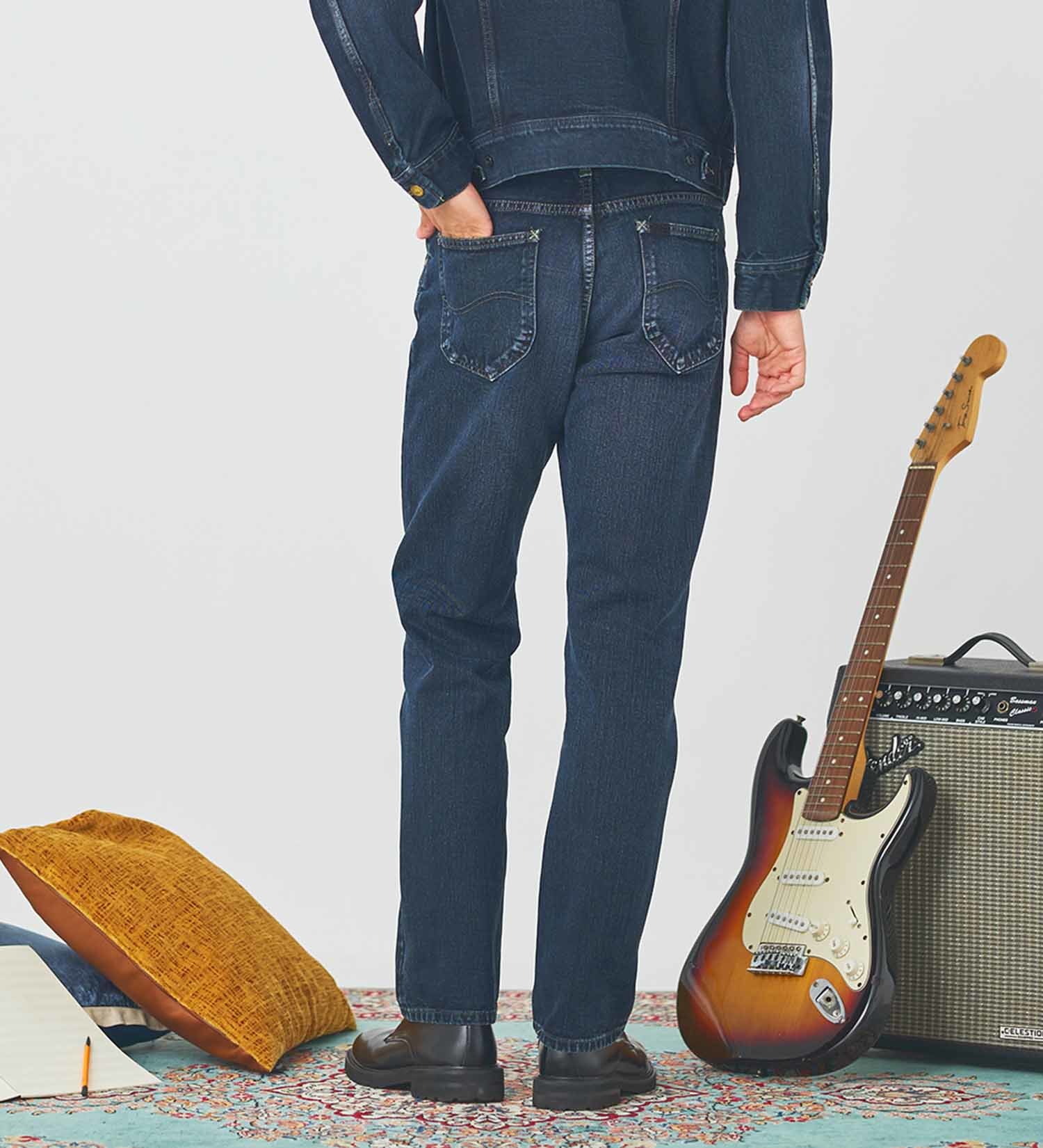 Lee(リー)のAMERICAN RIDERS 101Z ストレートジーンズ【股下長め83cm】|パンツ/デニム/ジーンズパンツ/メンズ|ブラックデニム